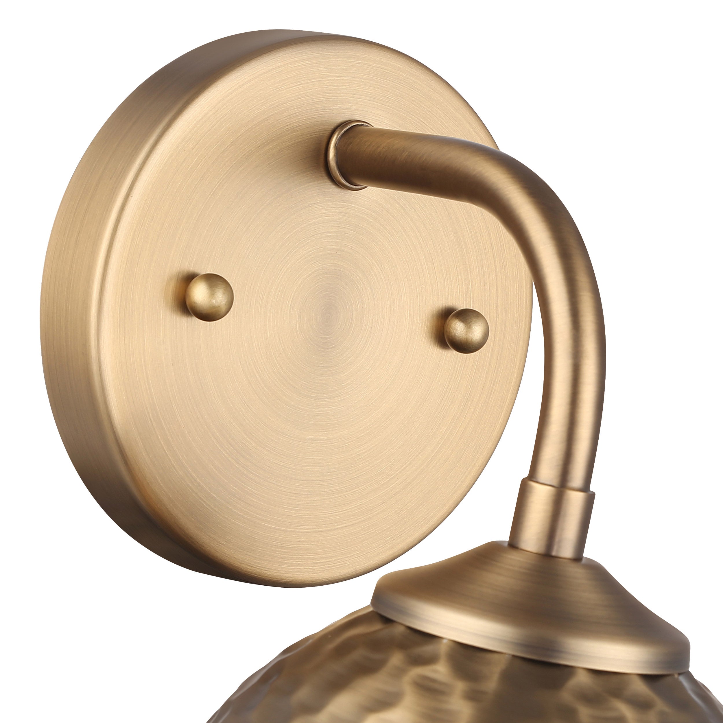 Shepard 1-light Wall Sconce in Modern Brass - - Golden Lighting
