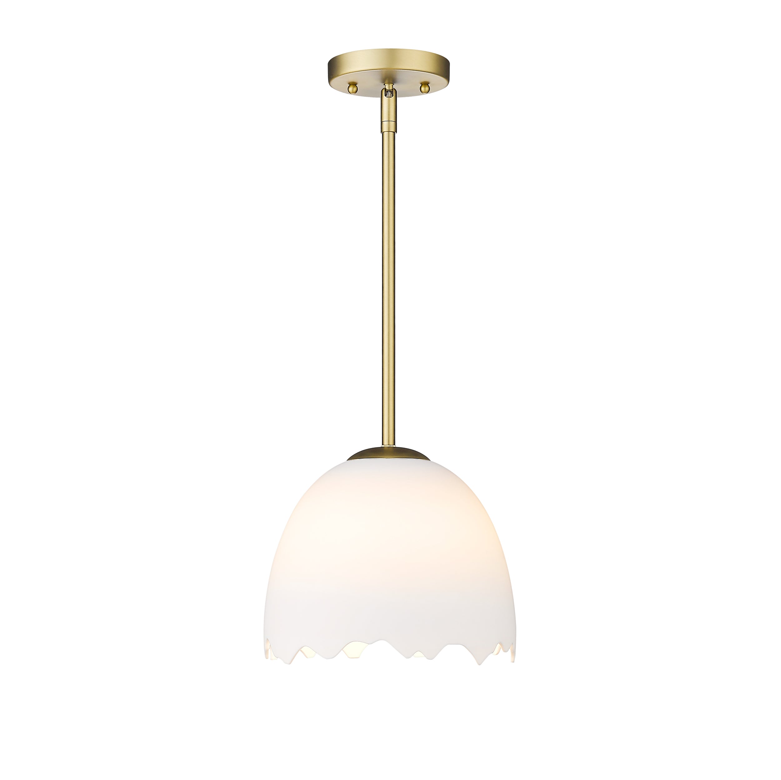 Brinkley 1-light Pendant in Brushed Champagne Brass