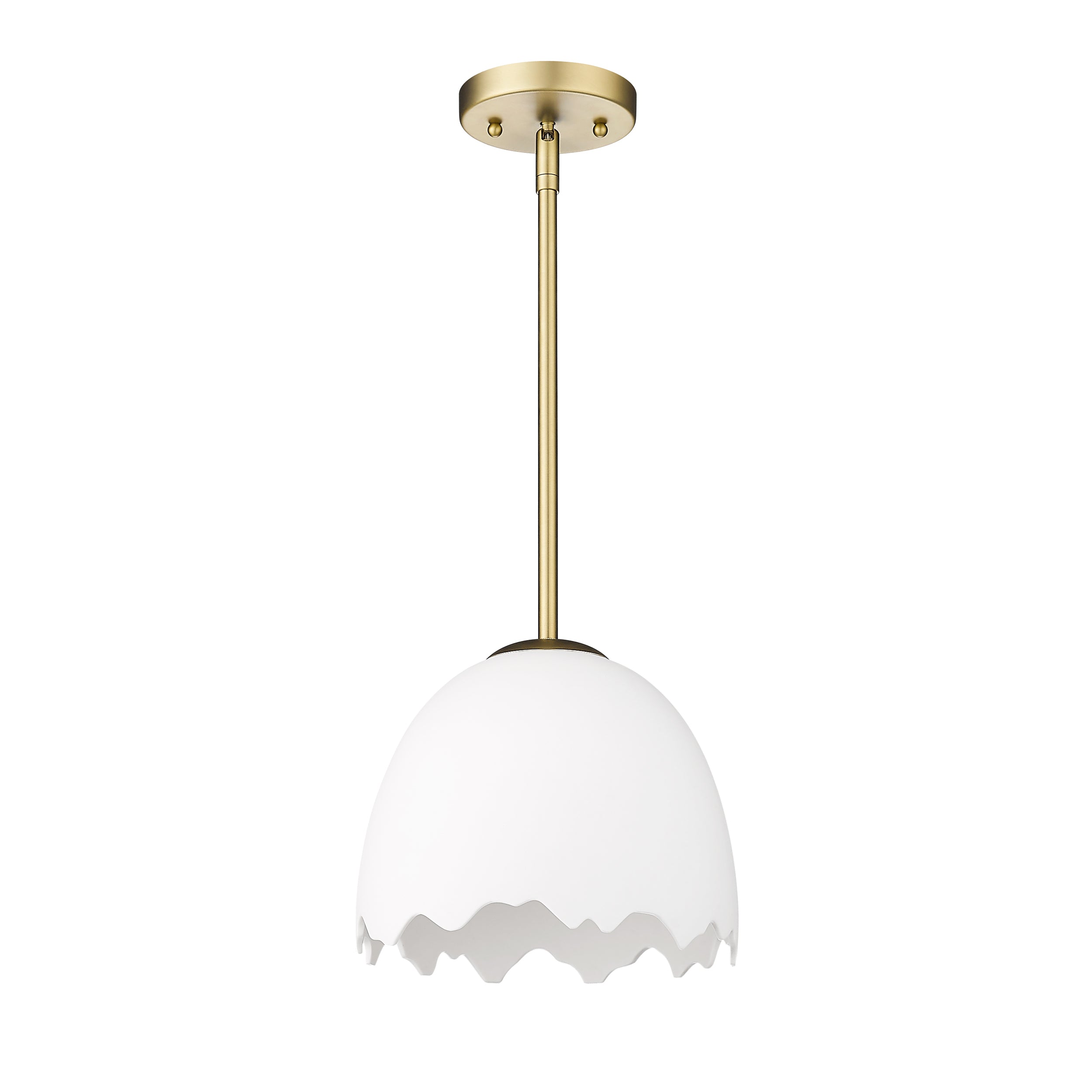 Brinkley 1-light Pendant in Brushed Champagne Brass