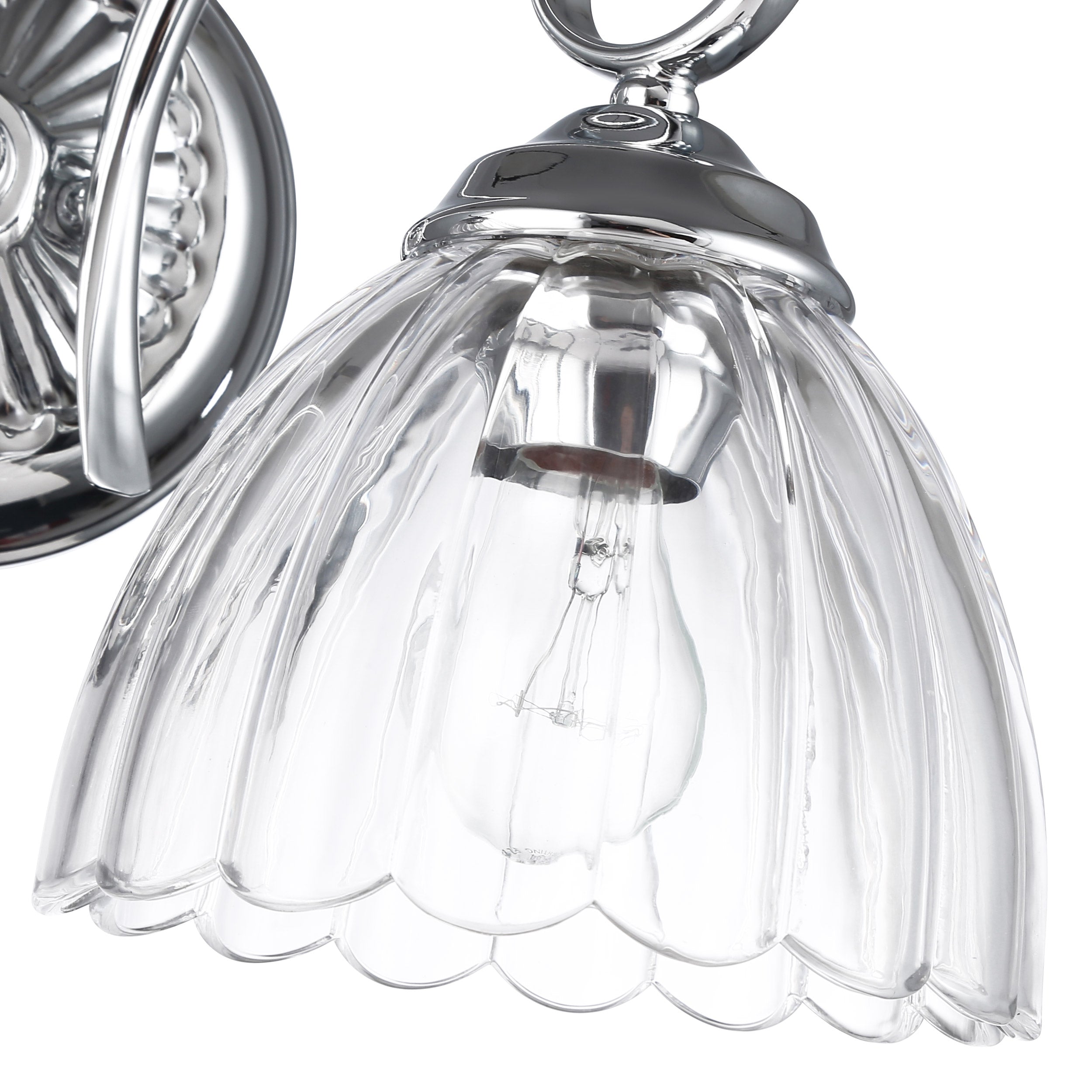 Golden Lighting Audra 2-light Vanity in Chrome - - Golden Lighting