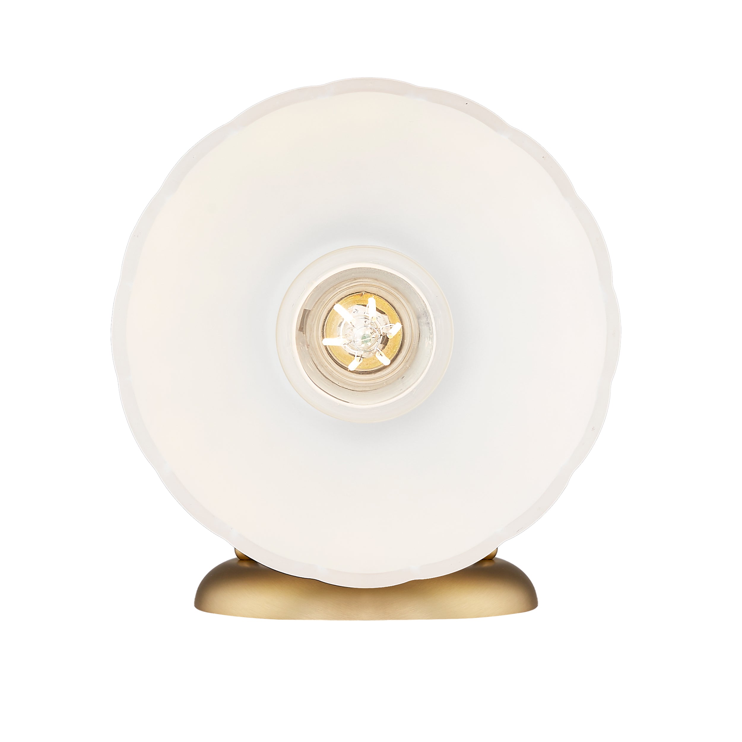 Dorinda 1-Light Wall Sconce in Brushed Champagne Bronze with Opal Glass - - Golden Lighting