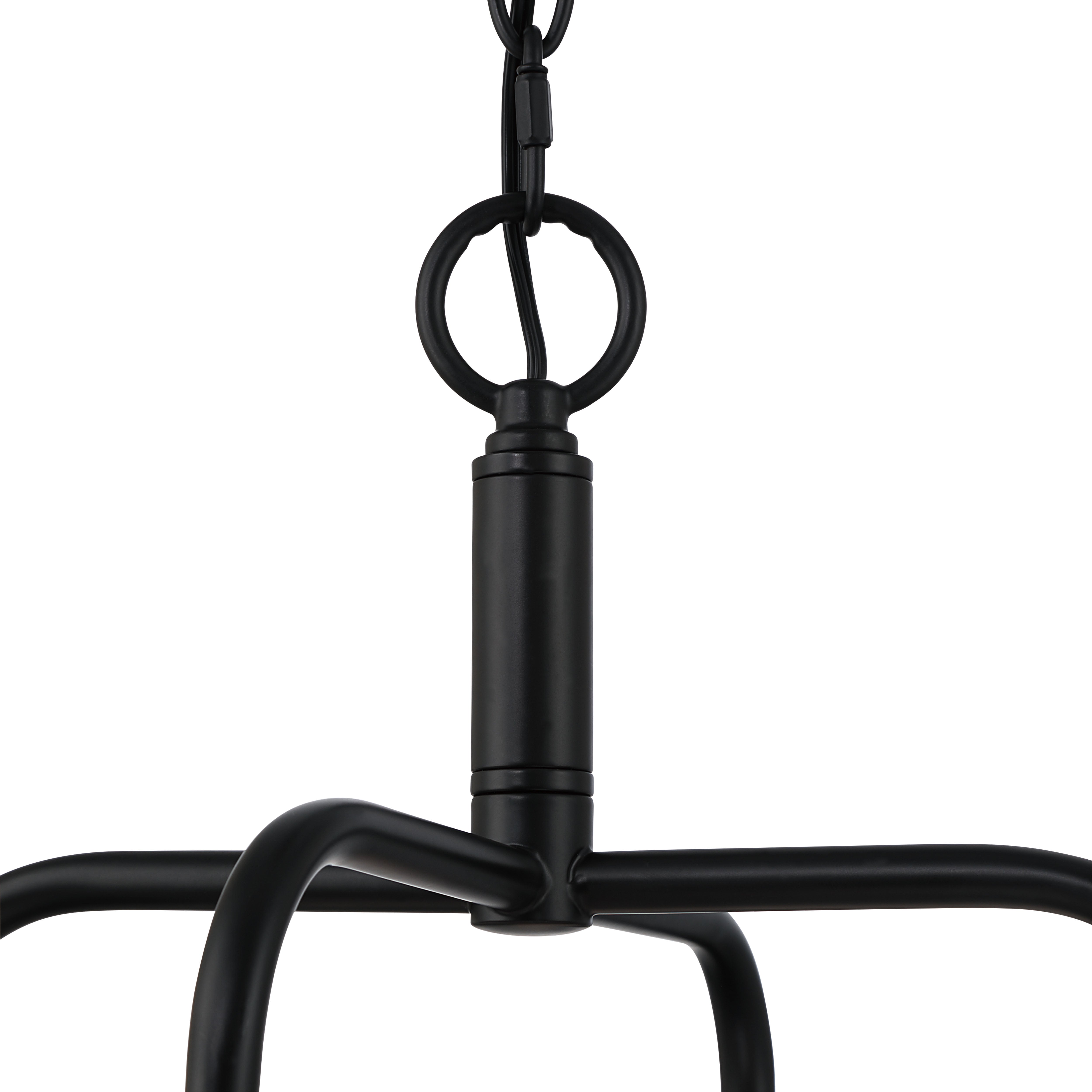 Golden Lighting Dorinda 4-light Pendant in Matte Black - - Golden Lighting