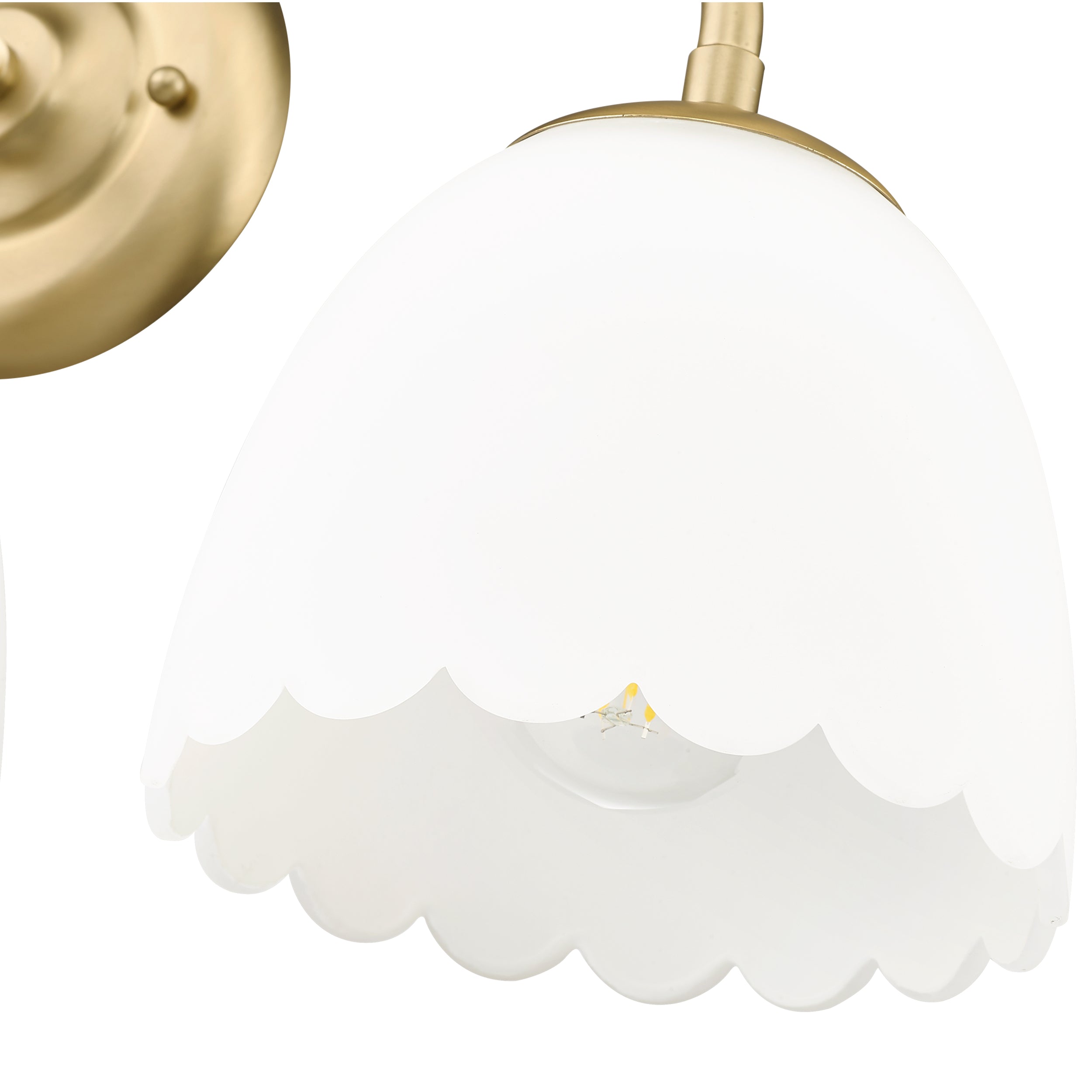 Dorinda 3-Light Vanity Light in Brushed Champagne Bronze with Opal Glass - - Golden Lighting