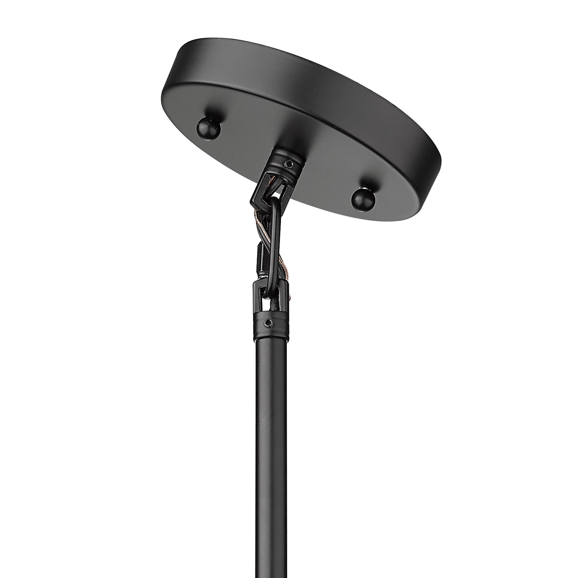 Zoey 1-light 16in Pendant in Matte Black - - Golden Lighting
