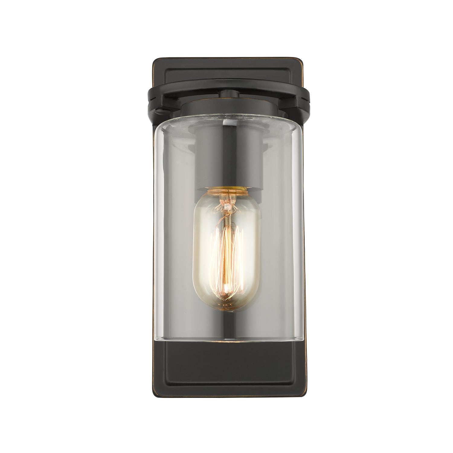 Golden Lighting Monroe 1-light Wall Sconce in Matte Black - - Golden Lighting