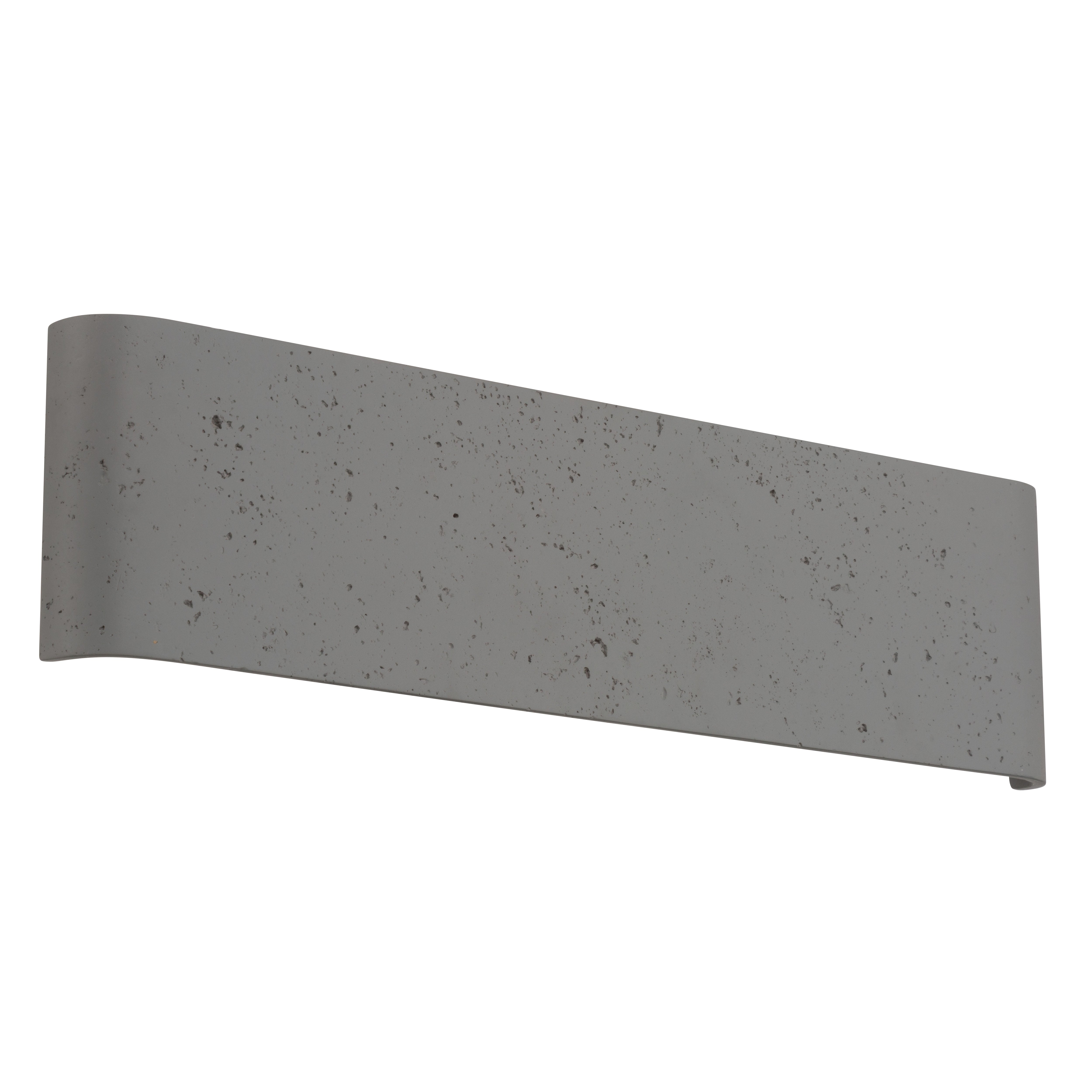 Golden Lighting Stela Integrated LED 24in Outdoor Wall in Gray Travertine - - Golden Lighting