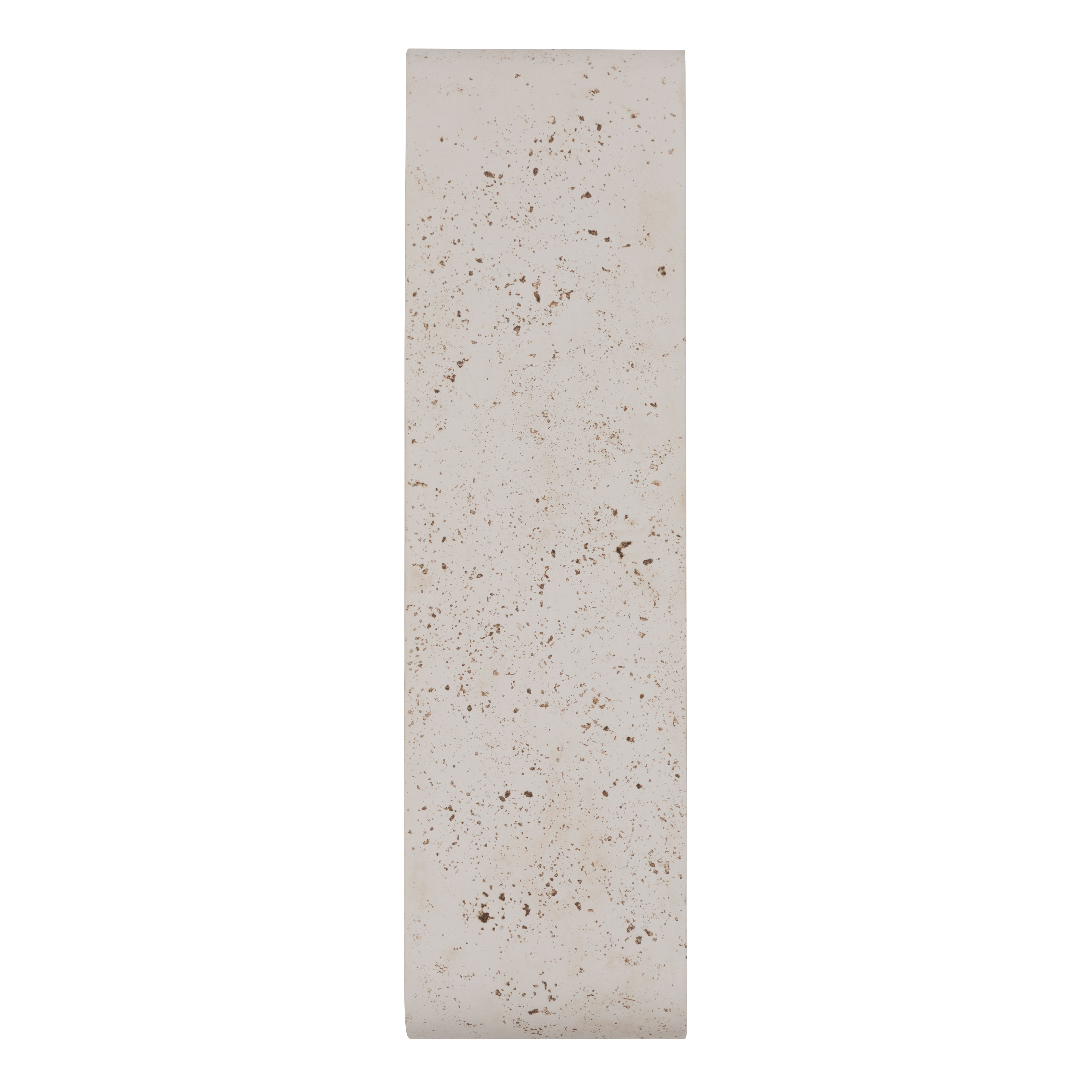 Golden Lighting Stela Integrated LED 24in Outdoor Wall in White Travertine