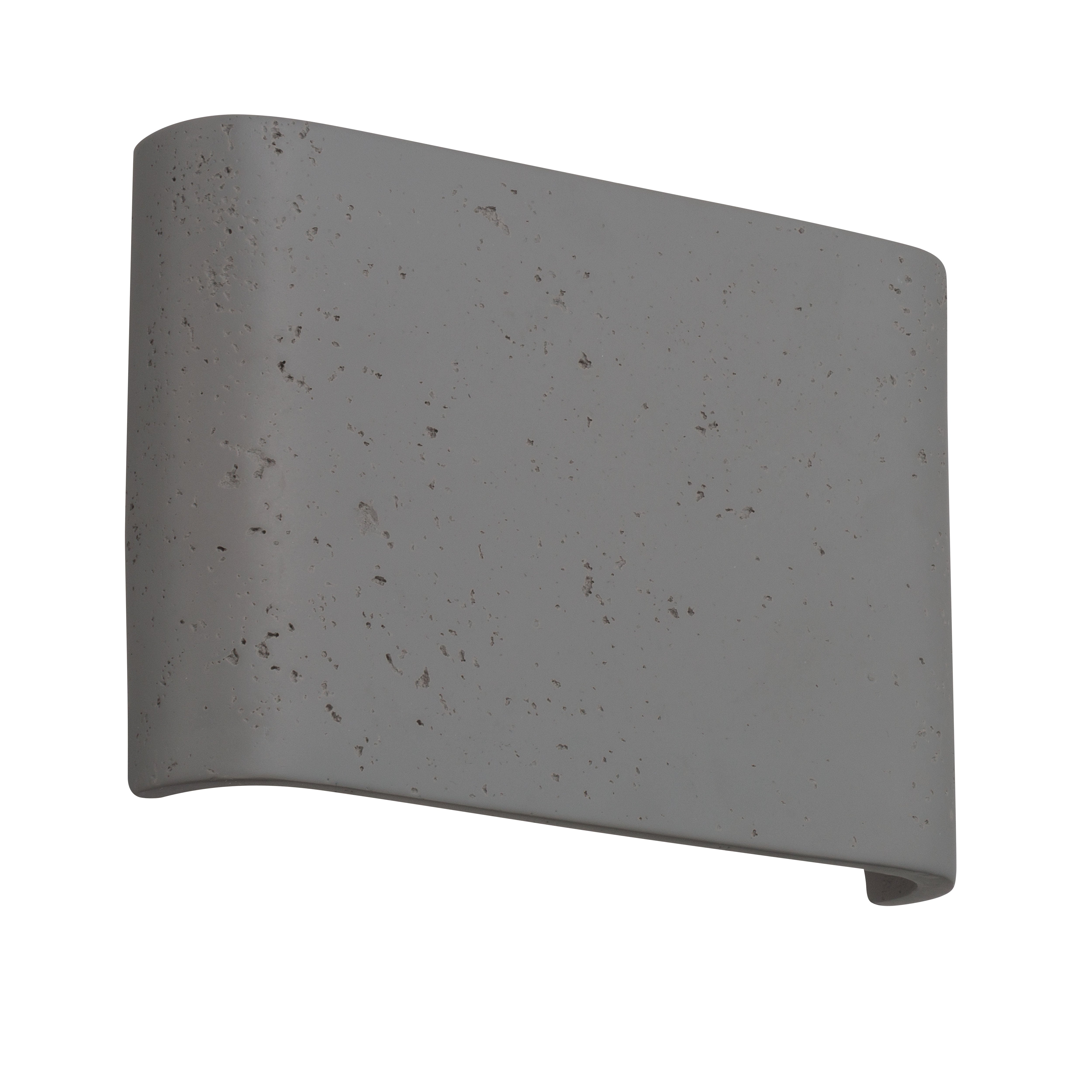 Golden Lighting Stela Integrated LED 9in Outdoor Wall in Gray Travertine - - Golden Lighting