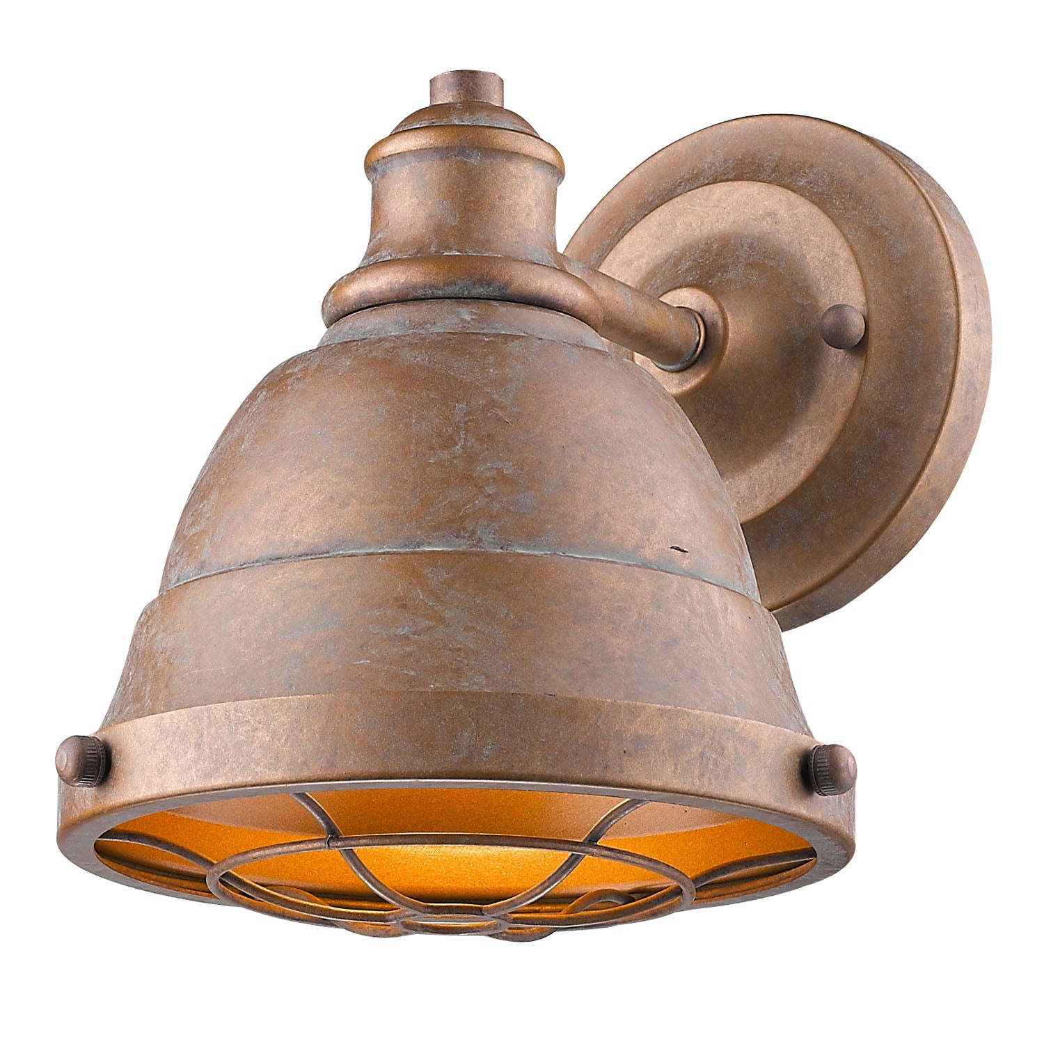 Golden Lighting Bartlett 1-light Vanity in Copper Patina - - Golden Lighting