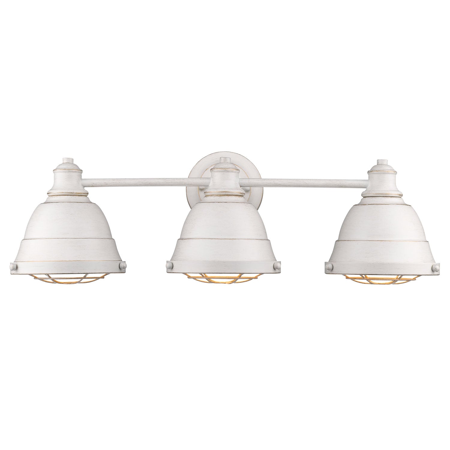 Golden Lighting Bartlett 3-light Vanity in French White