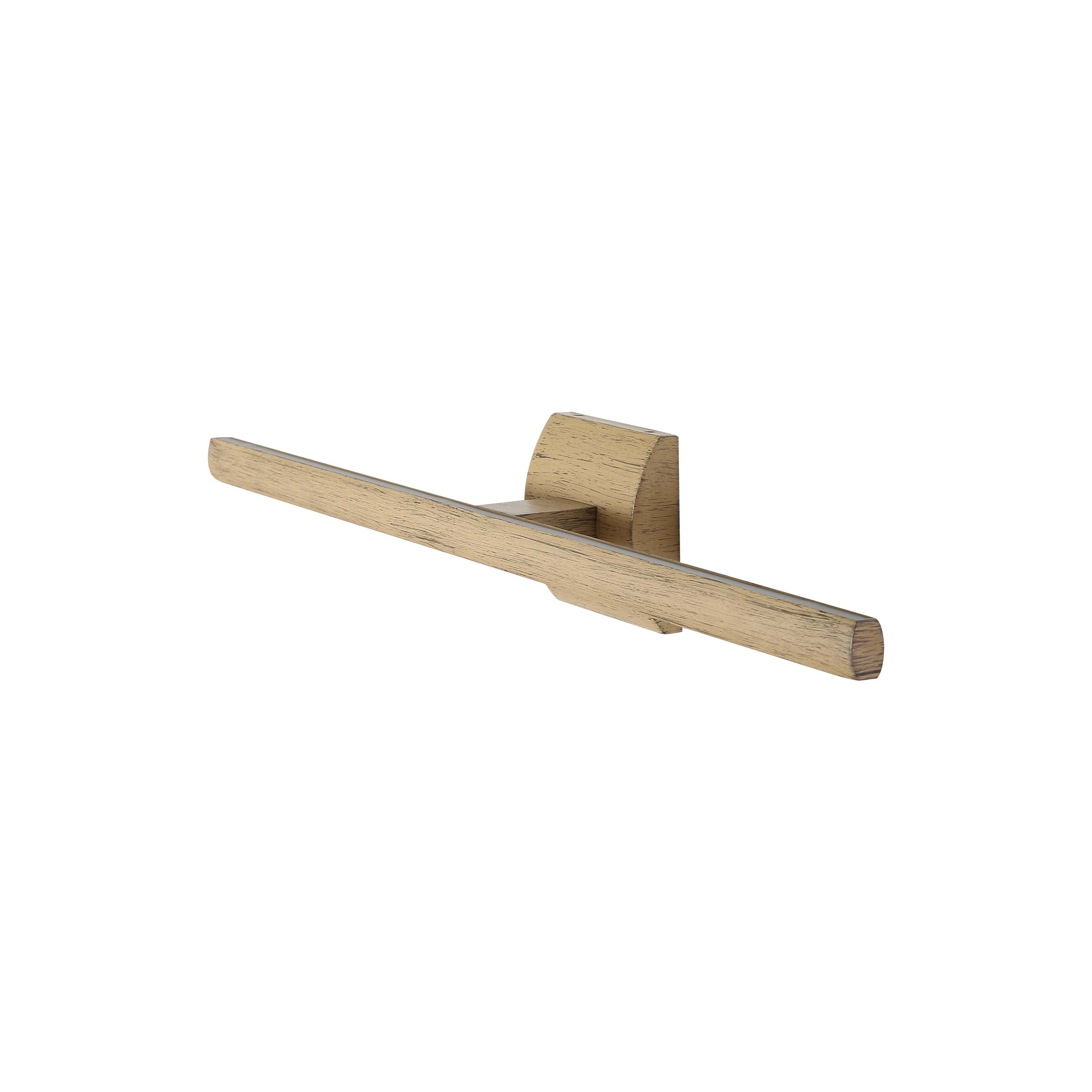 Vireo 28" Bidirectional Integrated LED Wall Light - Driftwood - - Golden Lighting