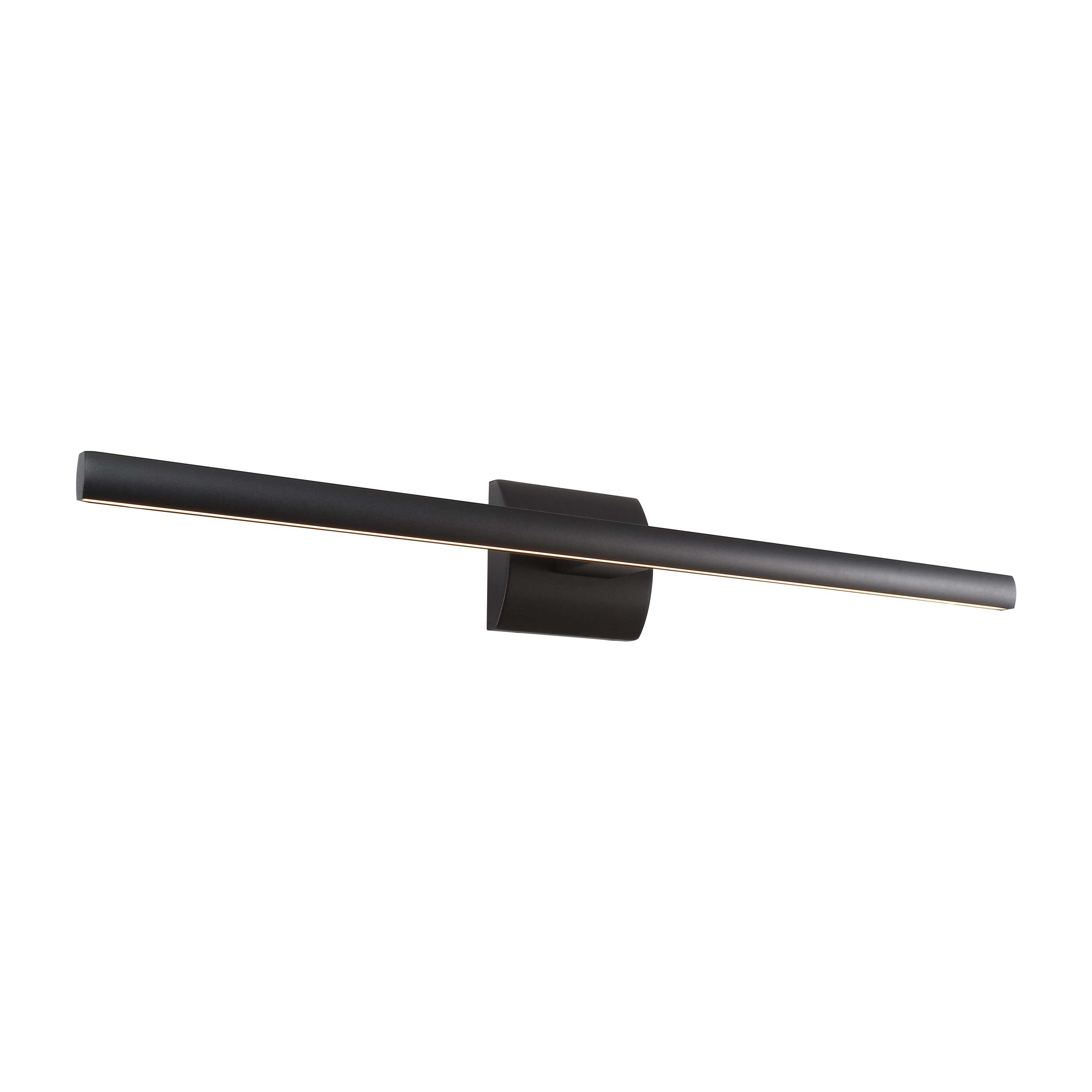 Vireo 32" Bidirectional Integrated LED Wall Light - Sand Black - - Golden Lighting