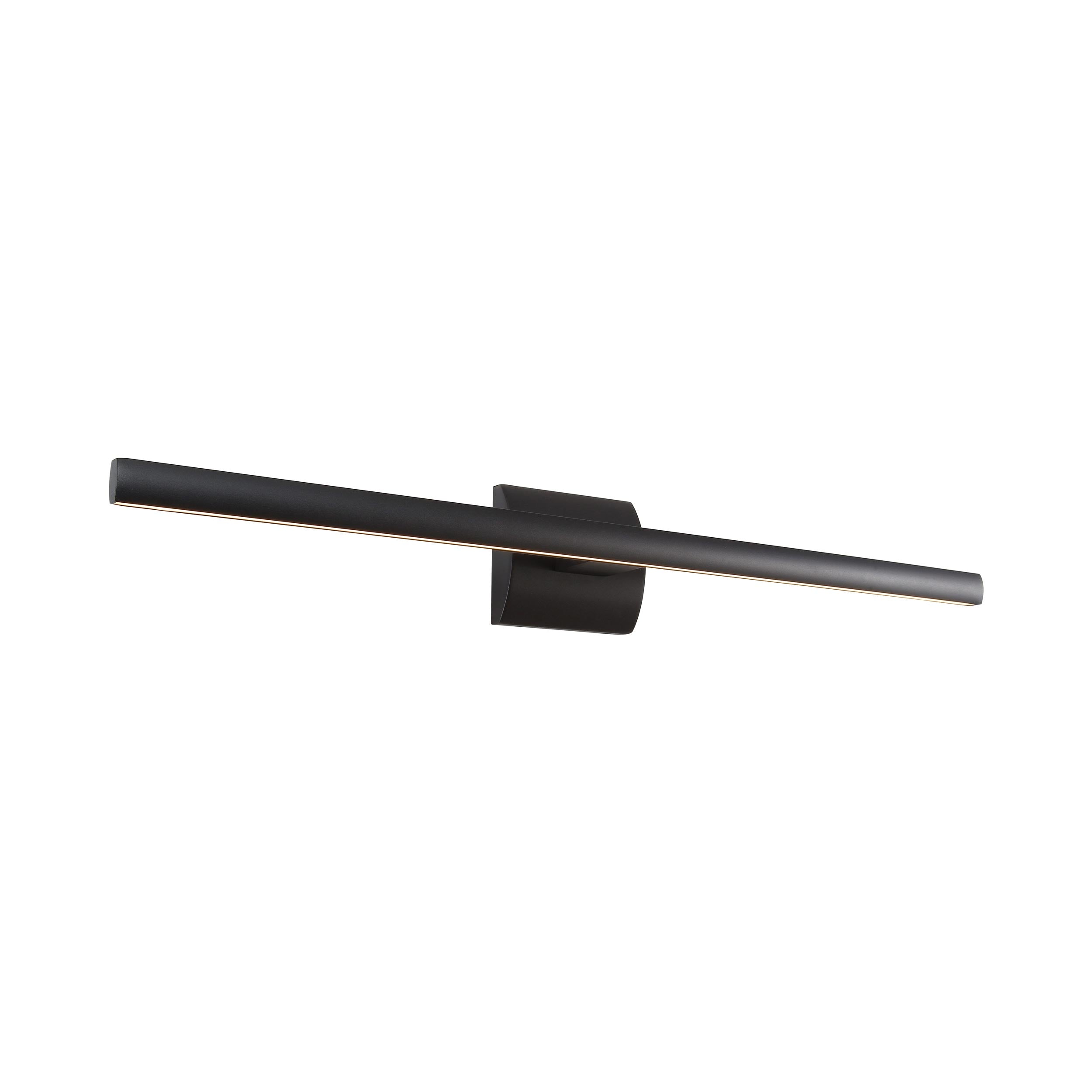 Vireo 36" Bidirectional Integrated LED Wall Light - Sand Black - - Golden Lighting