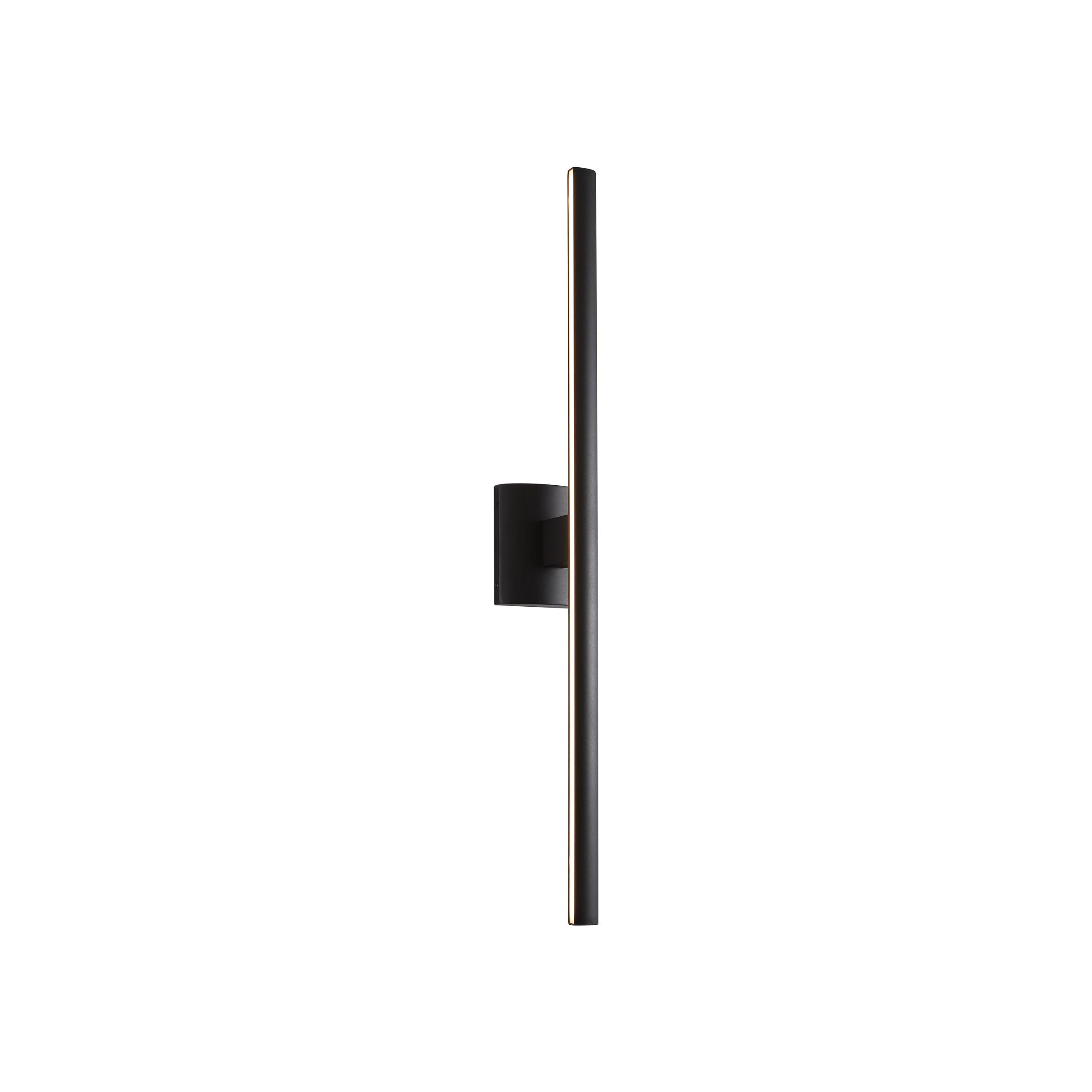 Vireo 36" Bidirectional Integrated LED Wall Light - Sand Black - - Golden Lighting