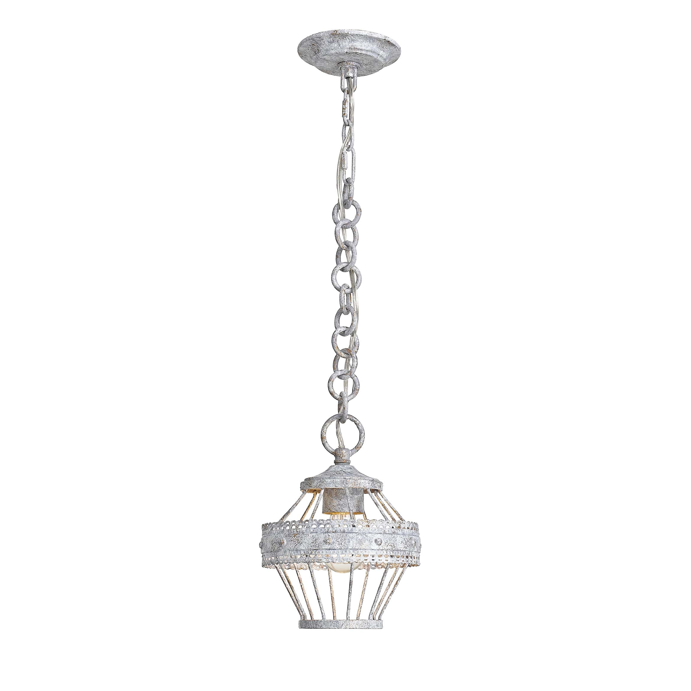 Ferris 1-light Semi-Flush Mount in Oyster