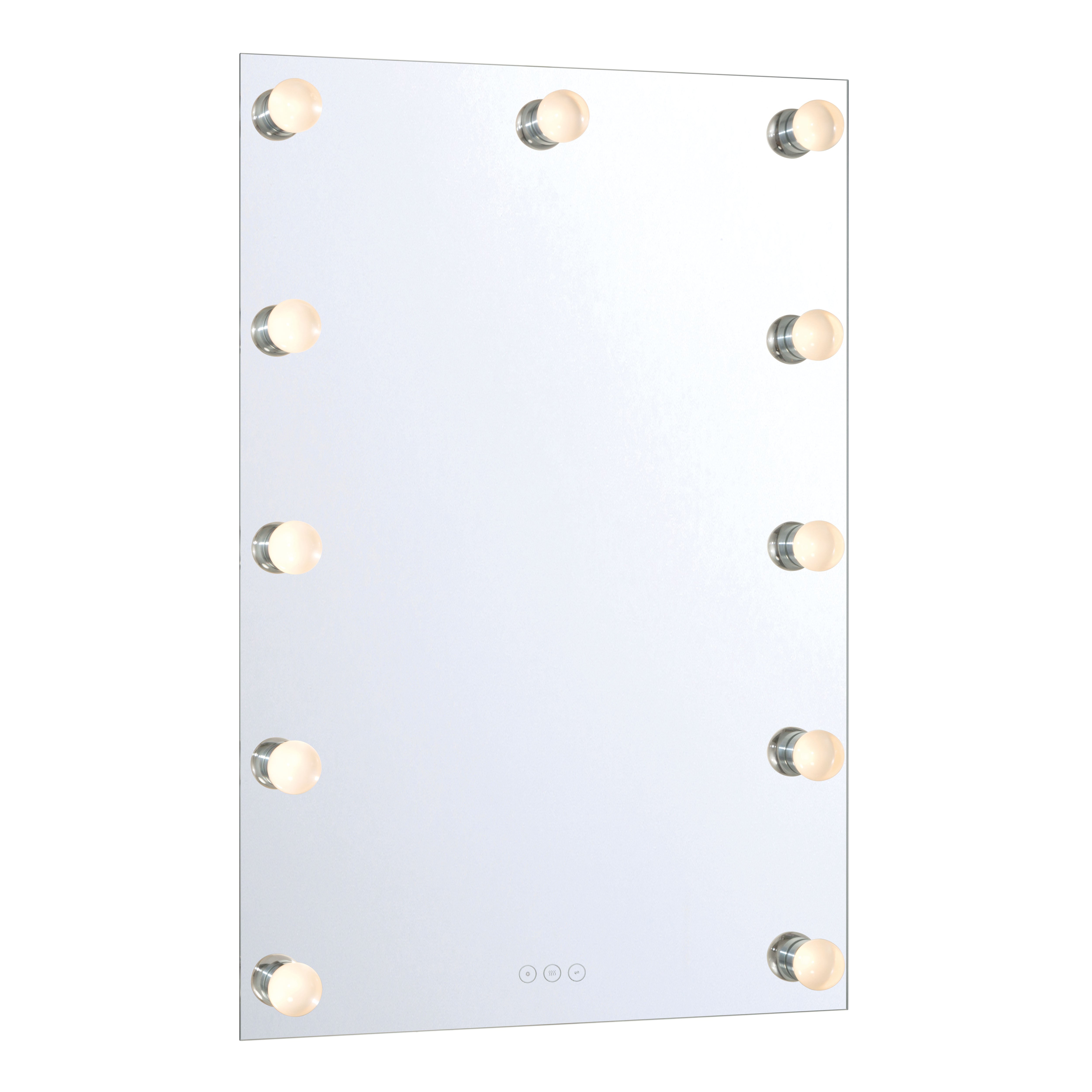 Starlight LED 24in Mirror with Cut Crystal Ball Diffusers