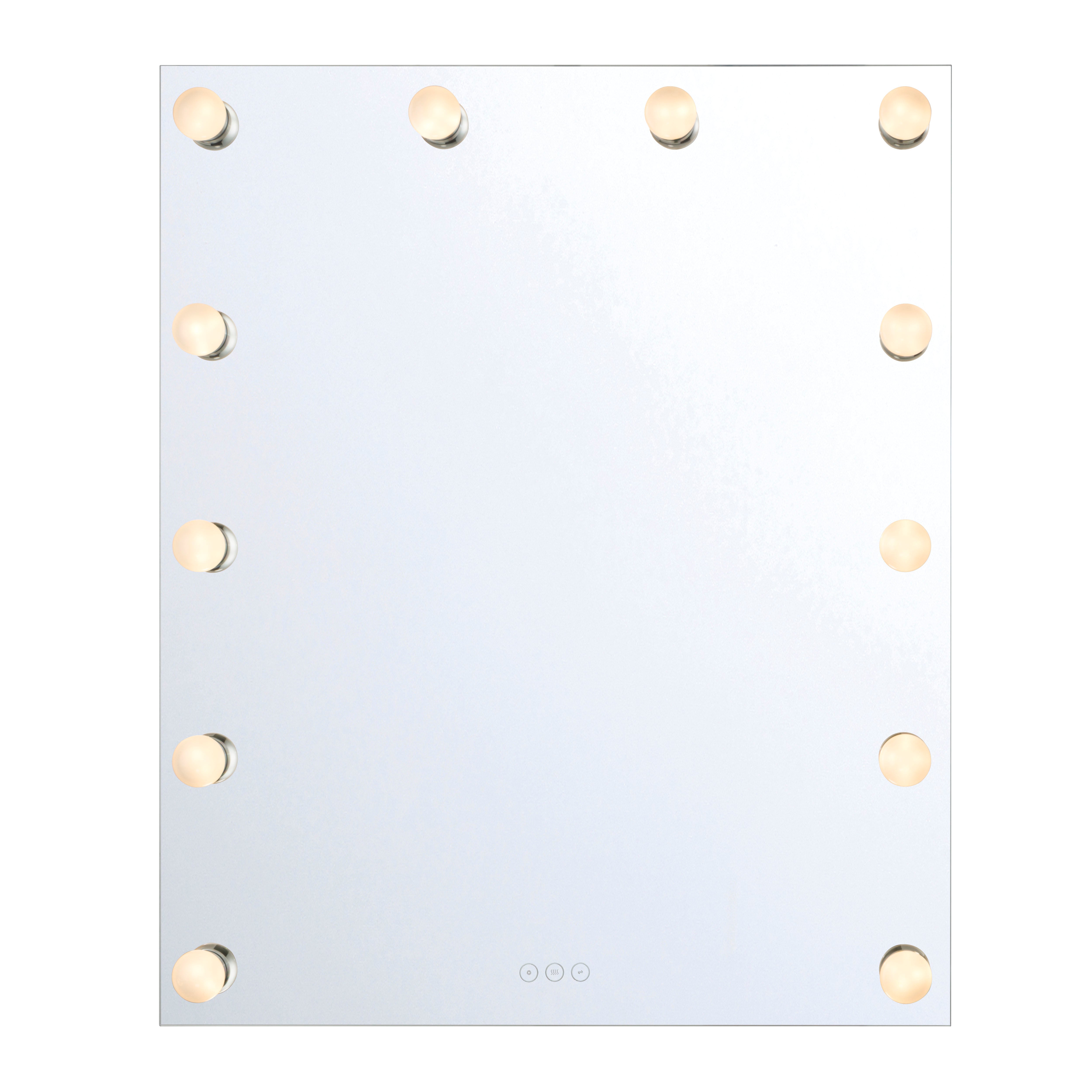Starlight LED 30in Mirror with Cut Crystal Ball Diffusers