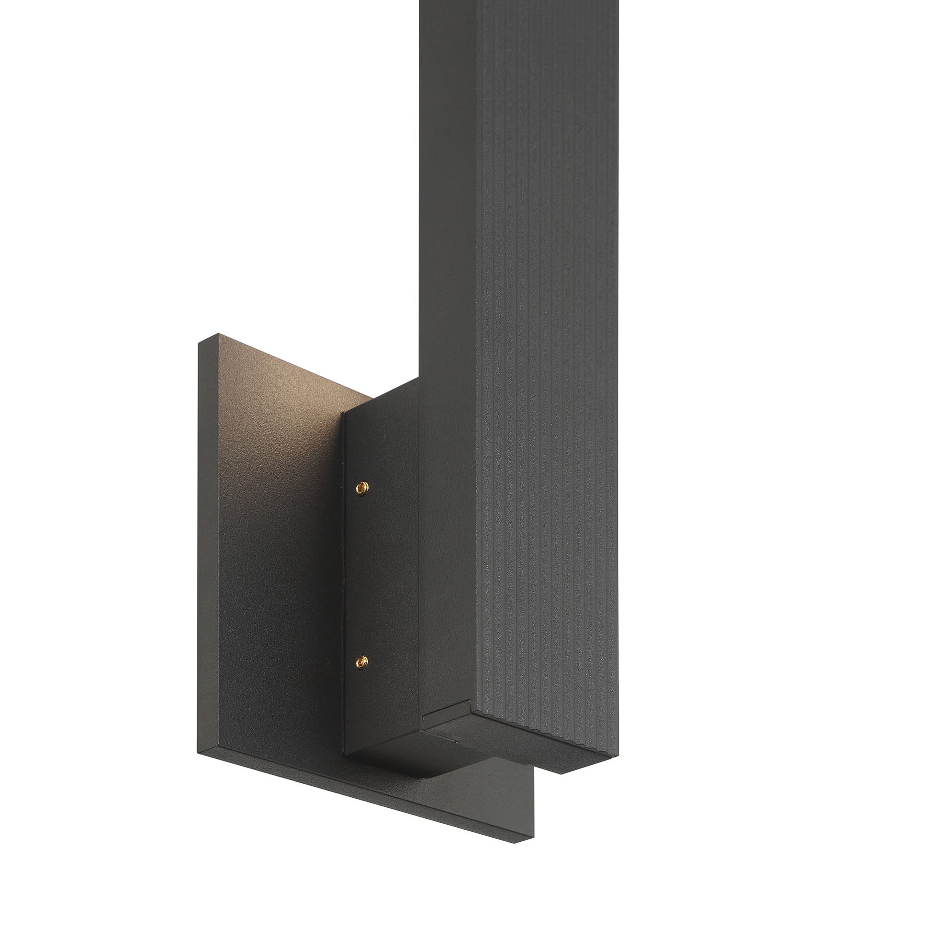 Golden Lighting Enso Integrated LED 18" Outdoor Wall in Textured Black - - Golden Lighting