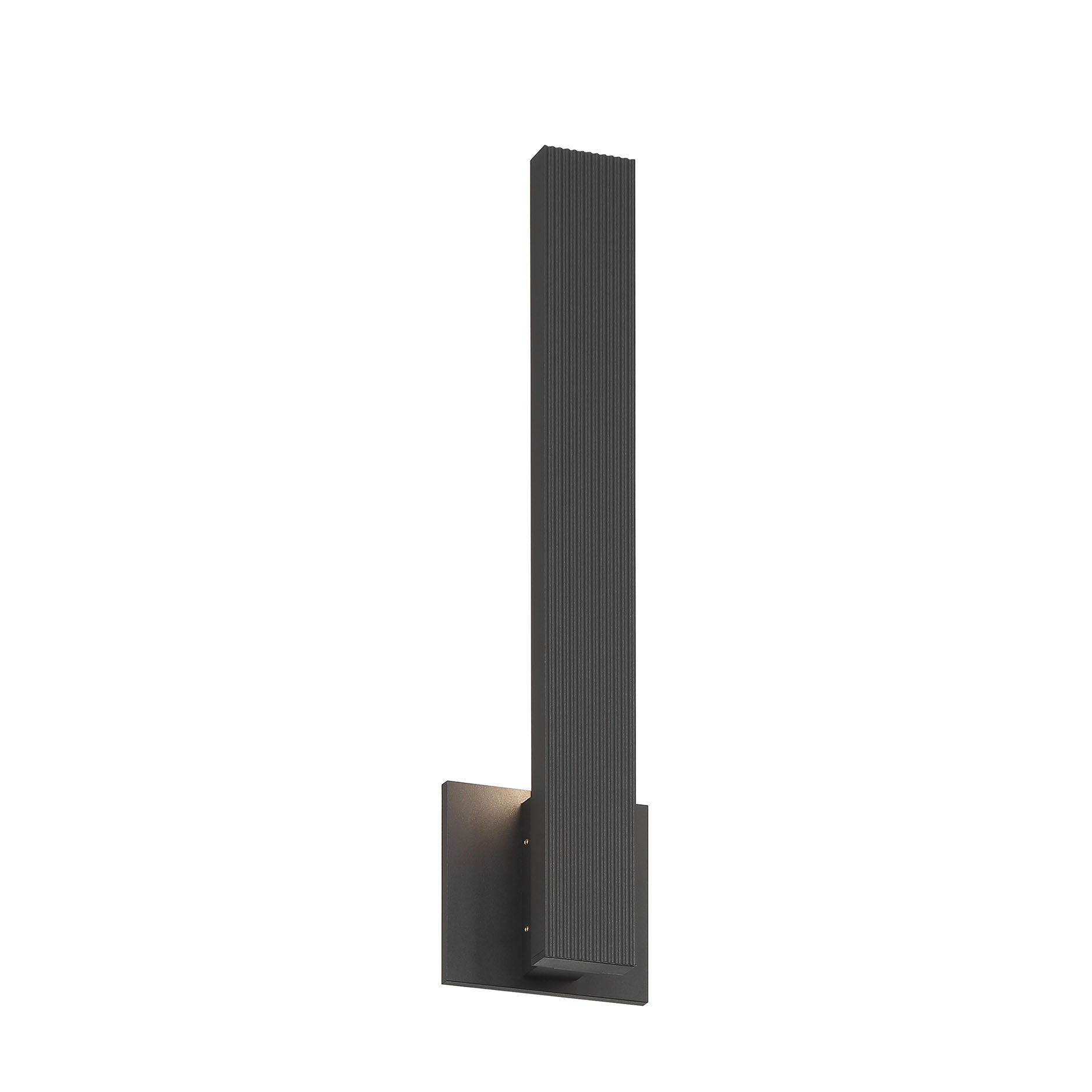 Golden Lighting Enso Integrated LED 18" Outdoor Wall in Textured Black - Default Title - Golden Lighting