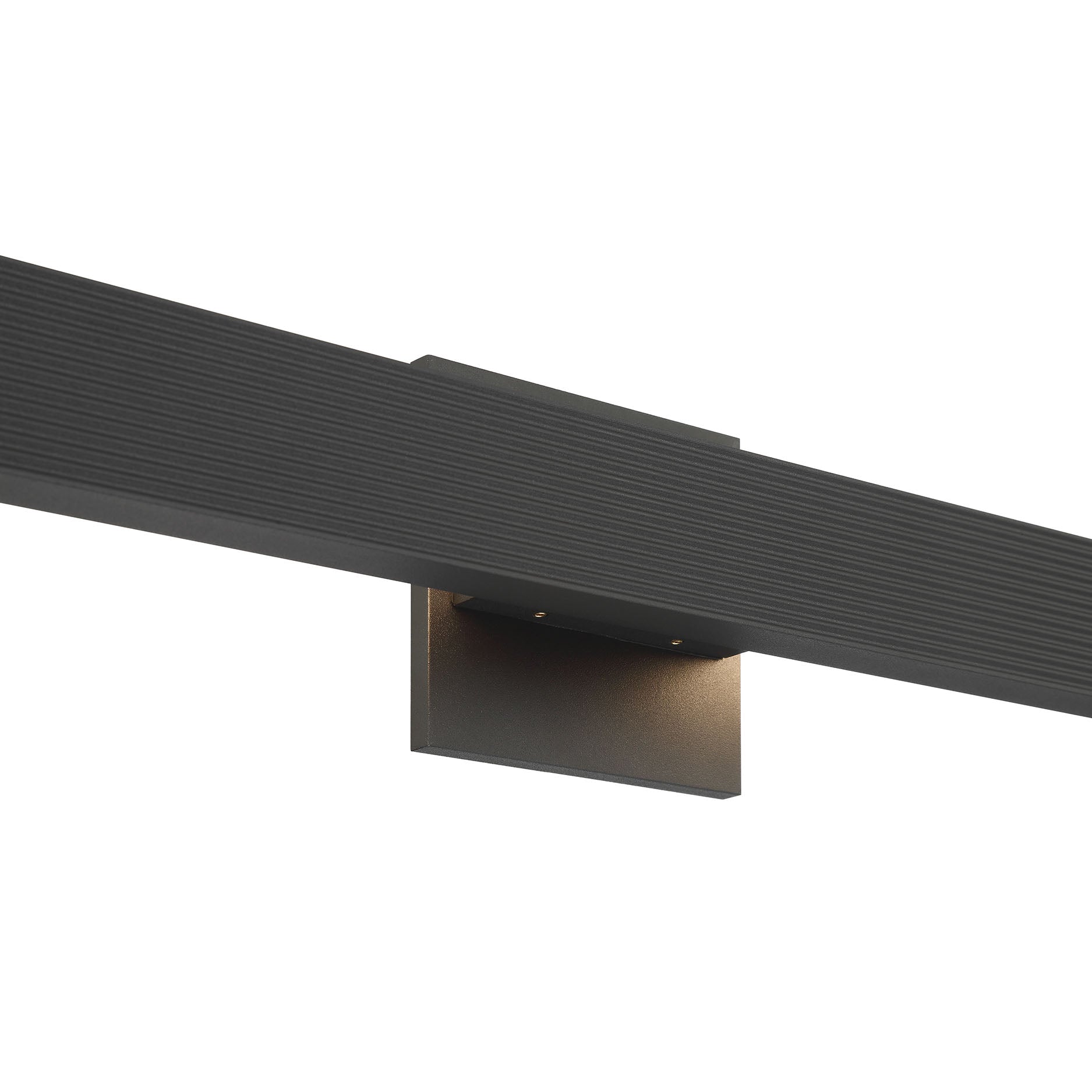Golden Lighting Enso Integrated LED 24" Outdoor Wall in Textured Black - - Golden Lighting