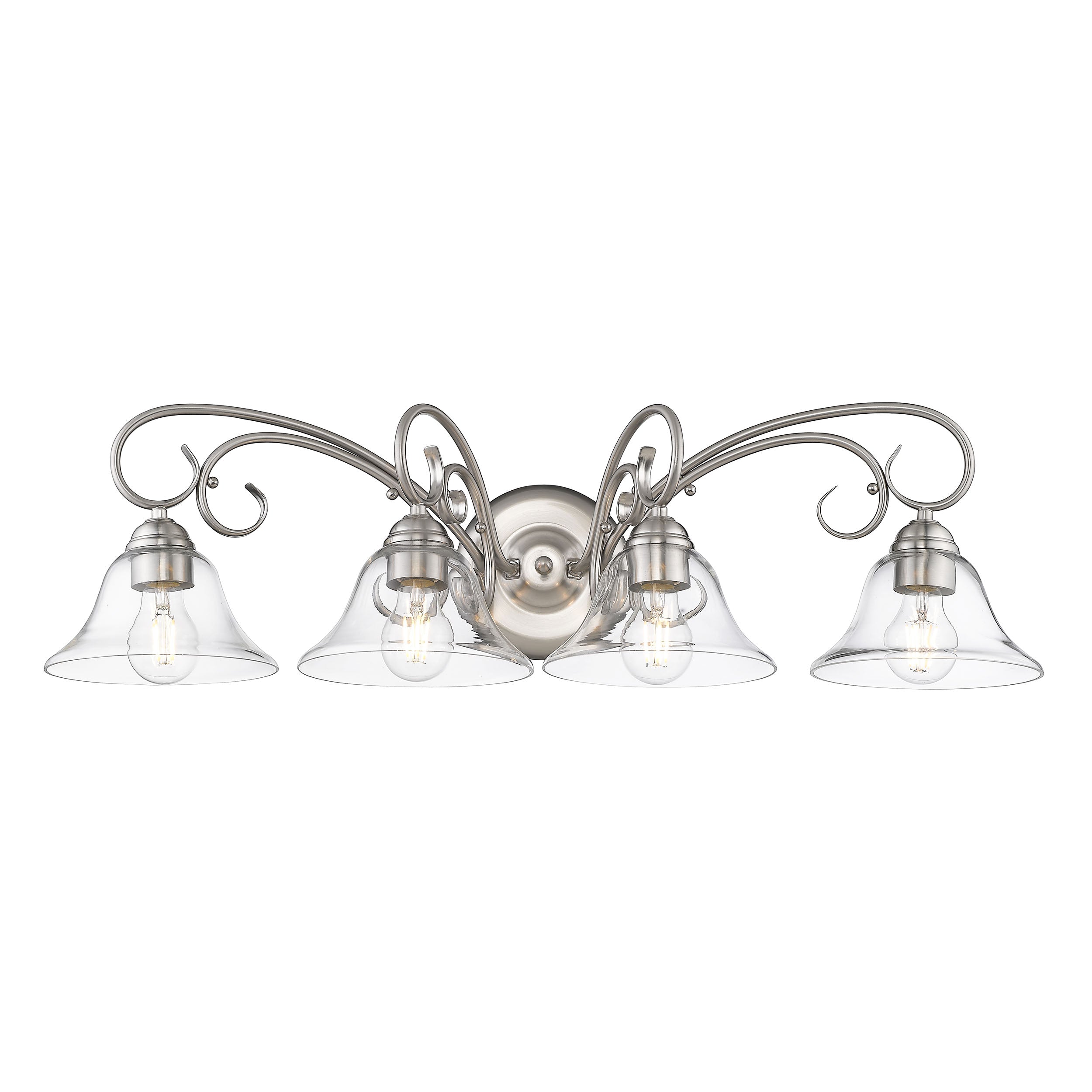 Homestead 4-light Vanity in Pewter