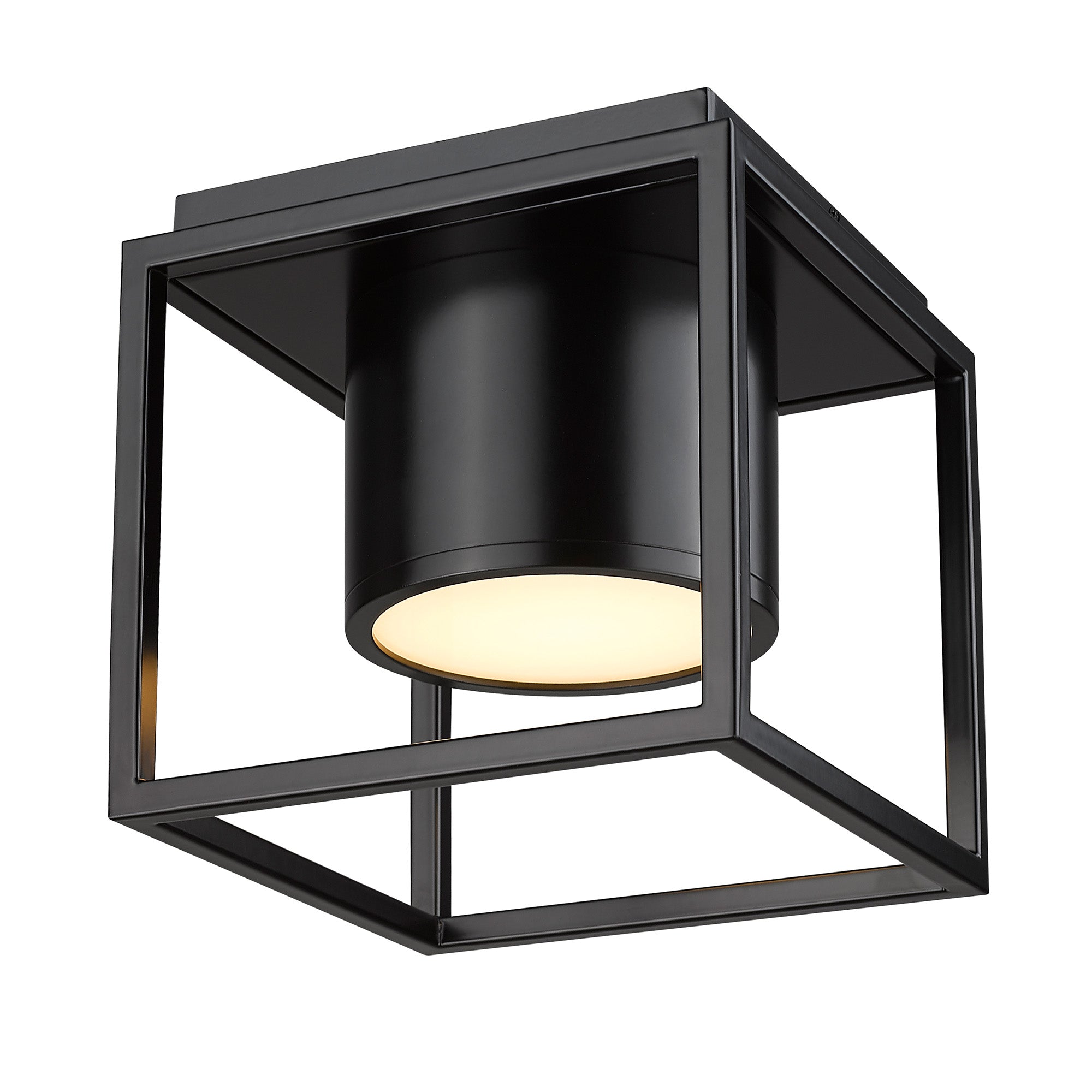 Desmond Integrated LED Flush Mount in Matte Black