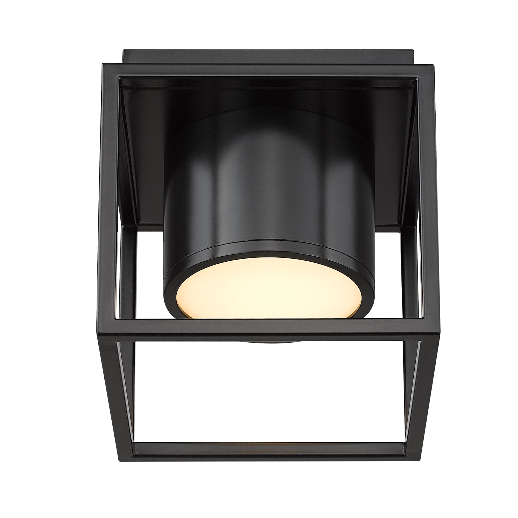 Desmond Integrated LED Flush Mount in Matte Black