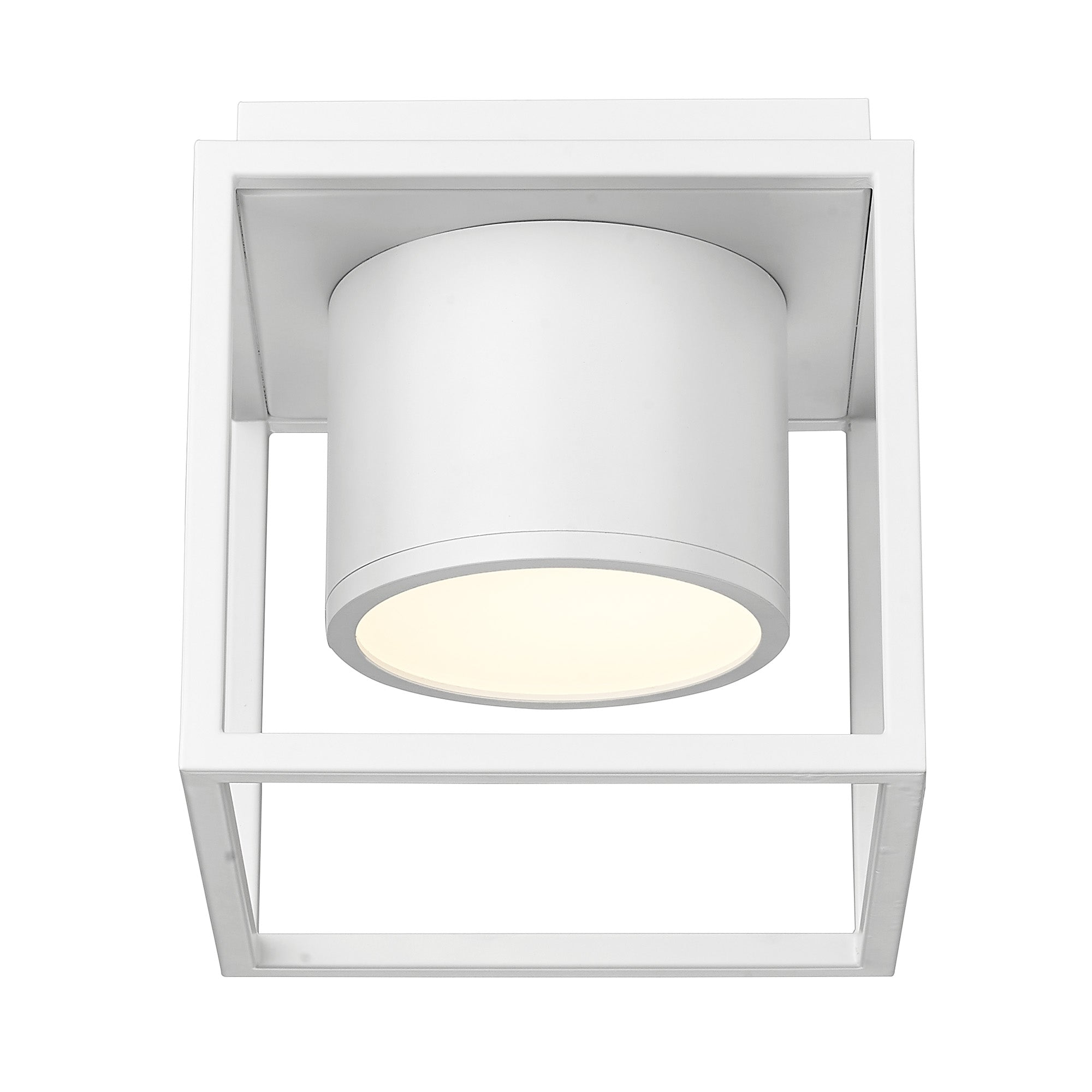 Desmond Integrated LED Flush Mount in Matte White