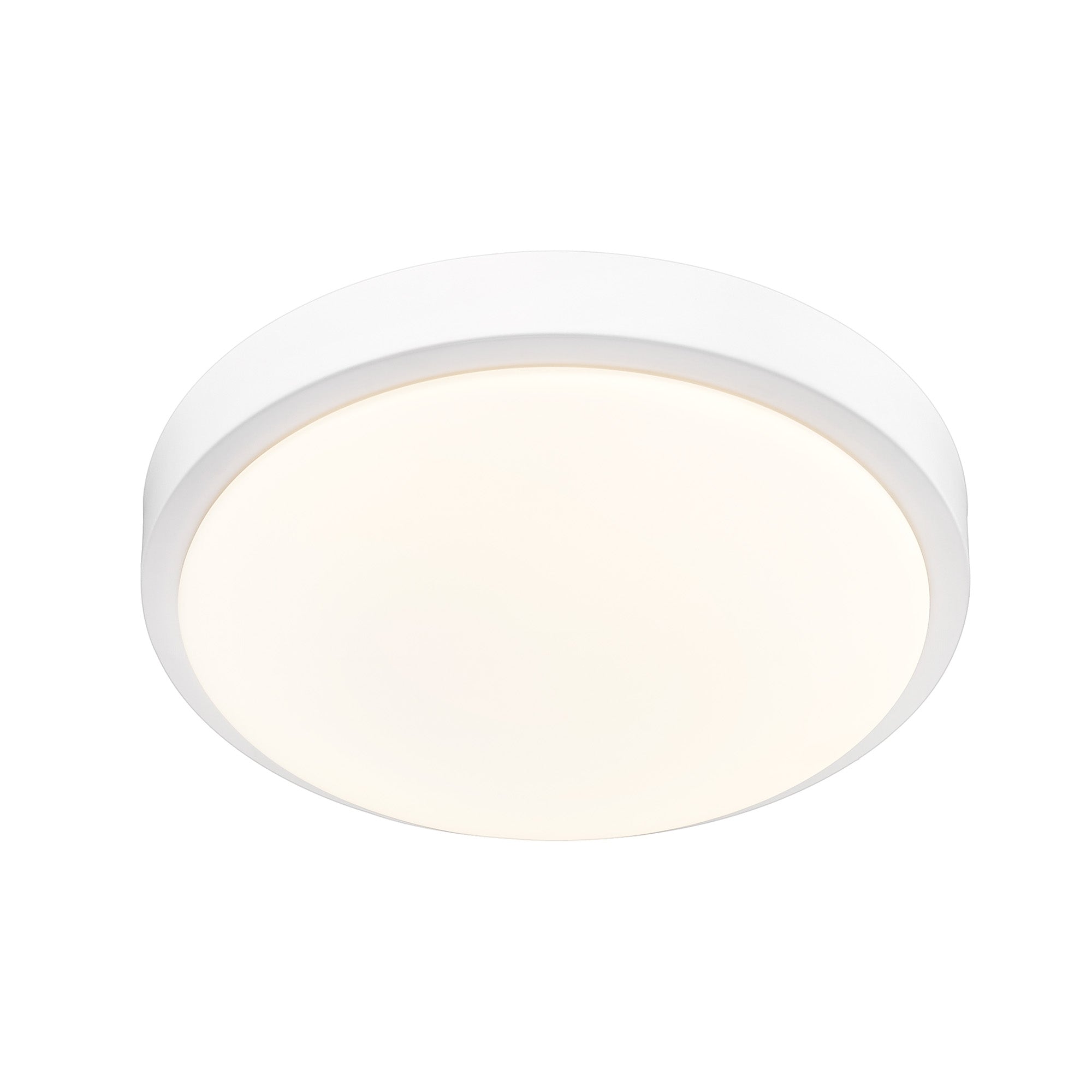 Golden Lighting Gabi Integrated LED 10in Flush Mount in Matte White - - Golden Lighting
