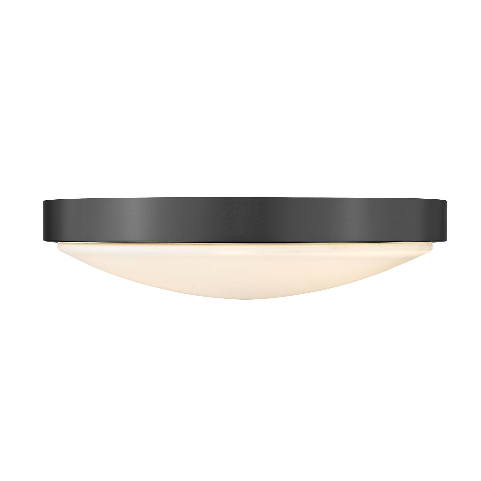 Golden Lighting Gabi Integrated LED 12in Flush Mount in Matte Black - - Golden Lighting