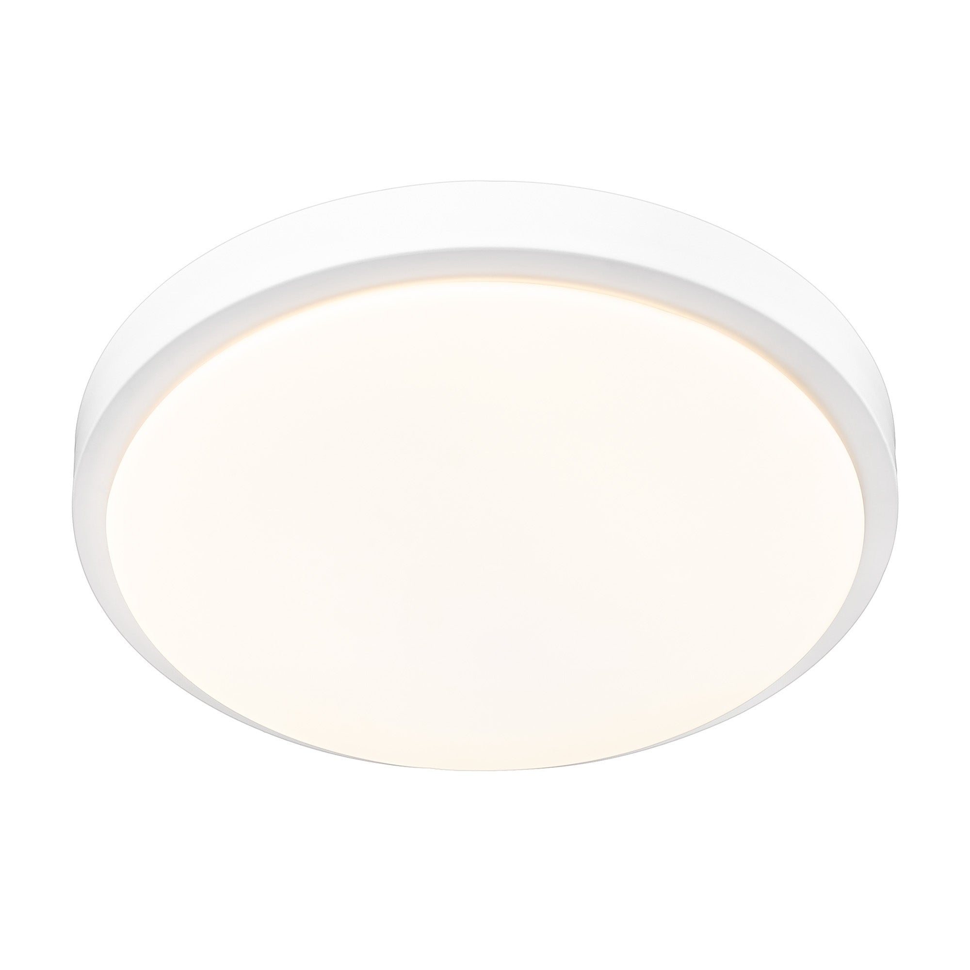 Golden Lighting Gabi Integrated LED 12in Flush Mount in Matte White - - Golden Lighting