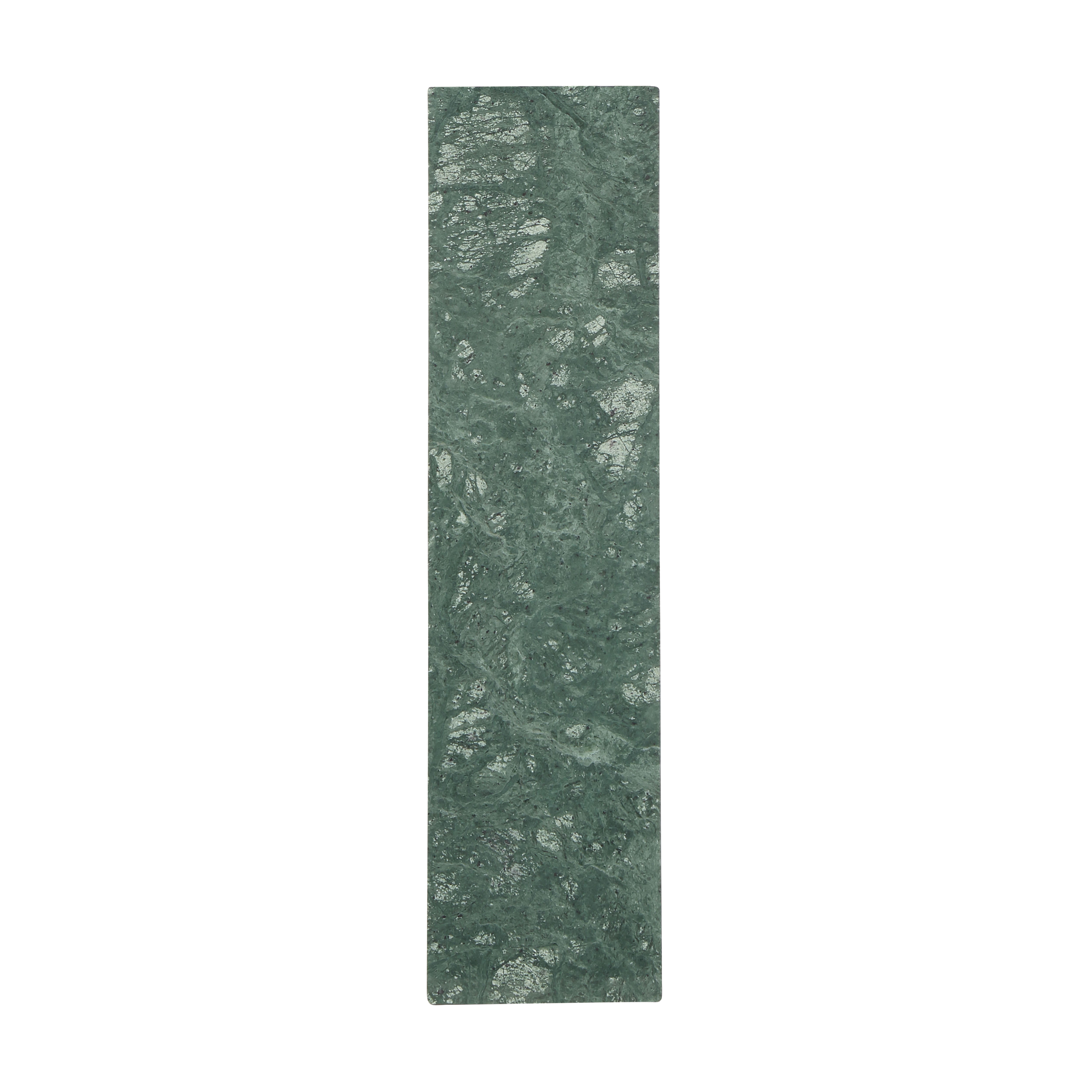 Stratum Integrated LED 18in Vanity in Brushed Champagne Brass with Persian Green Marble - - Golden Lighting