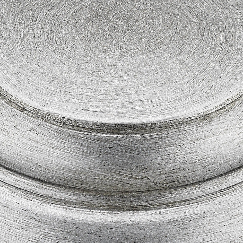 Golden Lighting Ciara 3-light Flush Mount in Peruvian Silver