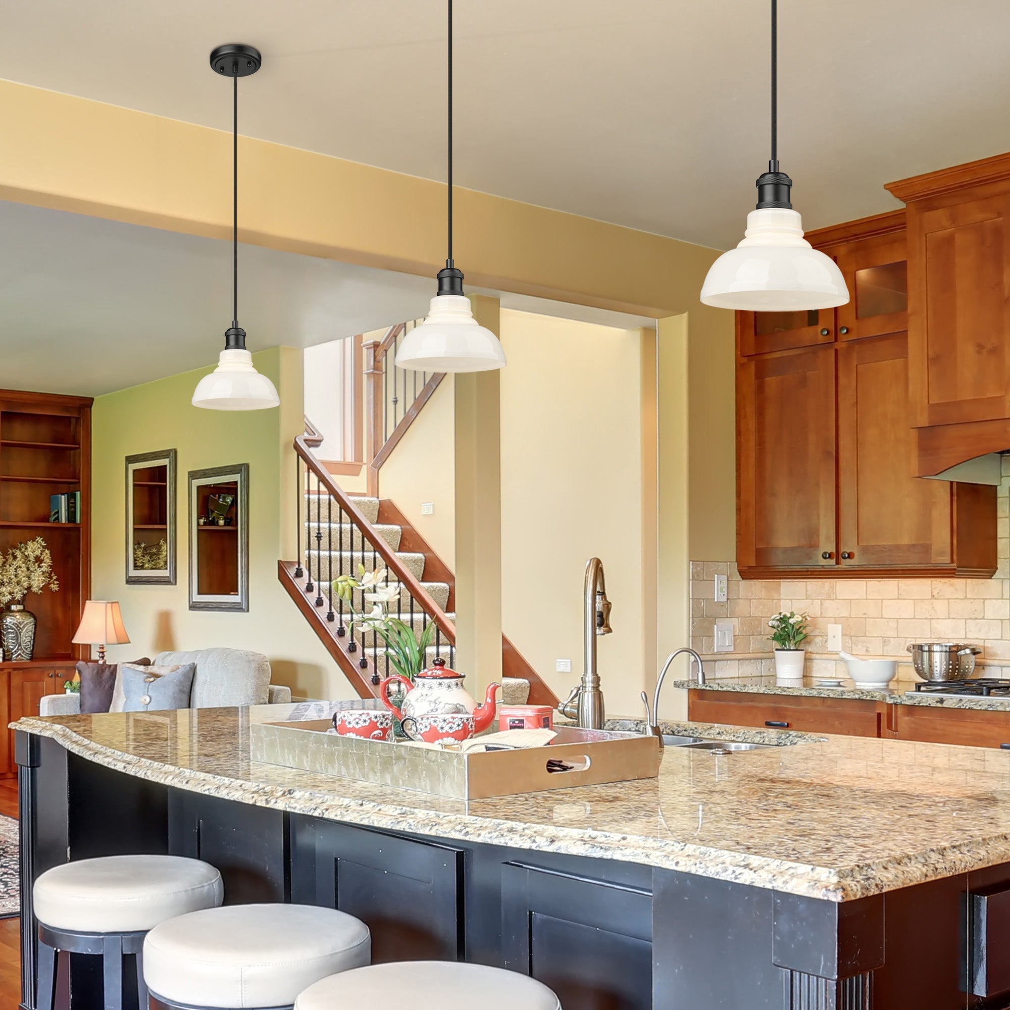 Carver Small Pendant - - Golden Lighting