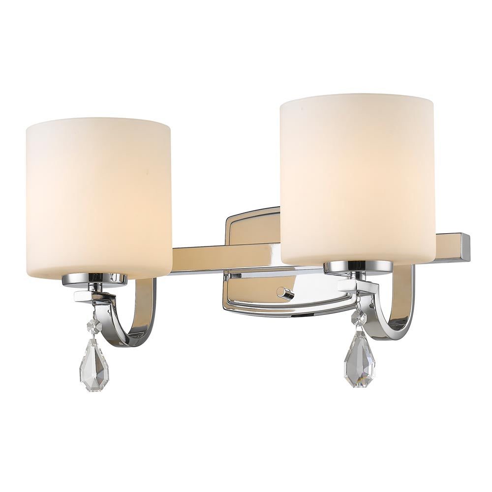 Evette 2 Light Bath Vanity - - Golden Lighting