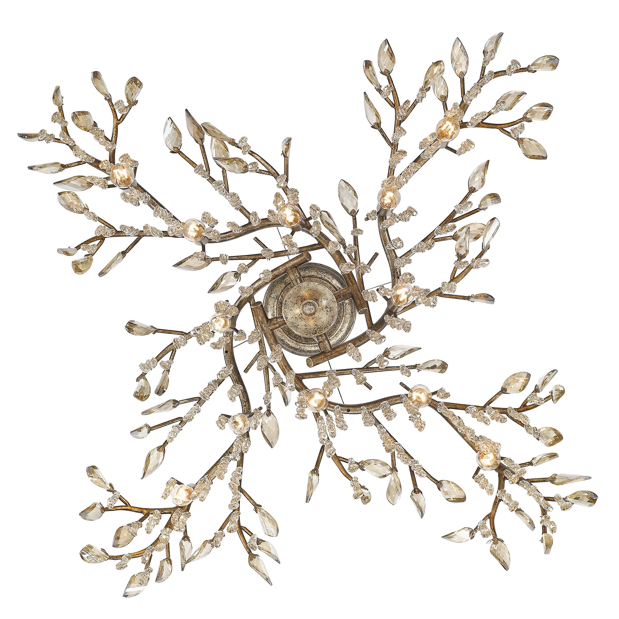 Autumn 12 Light Chandelier - - Golden Lighting