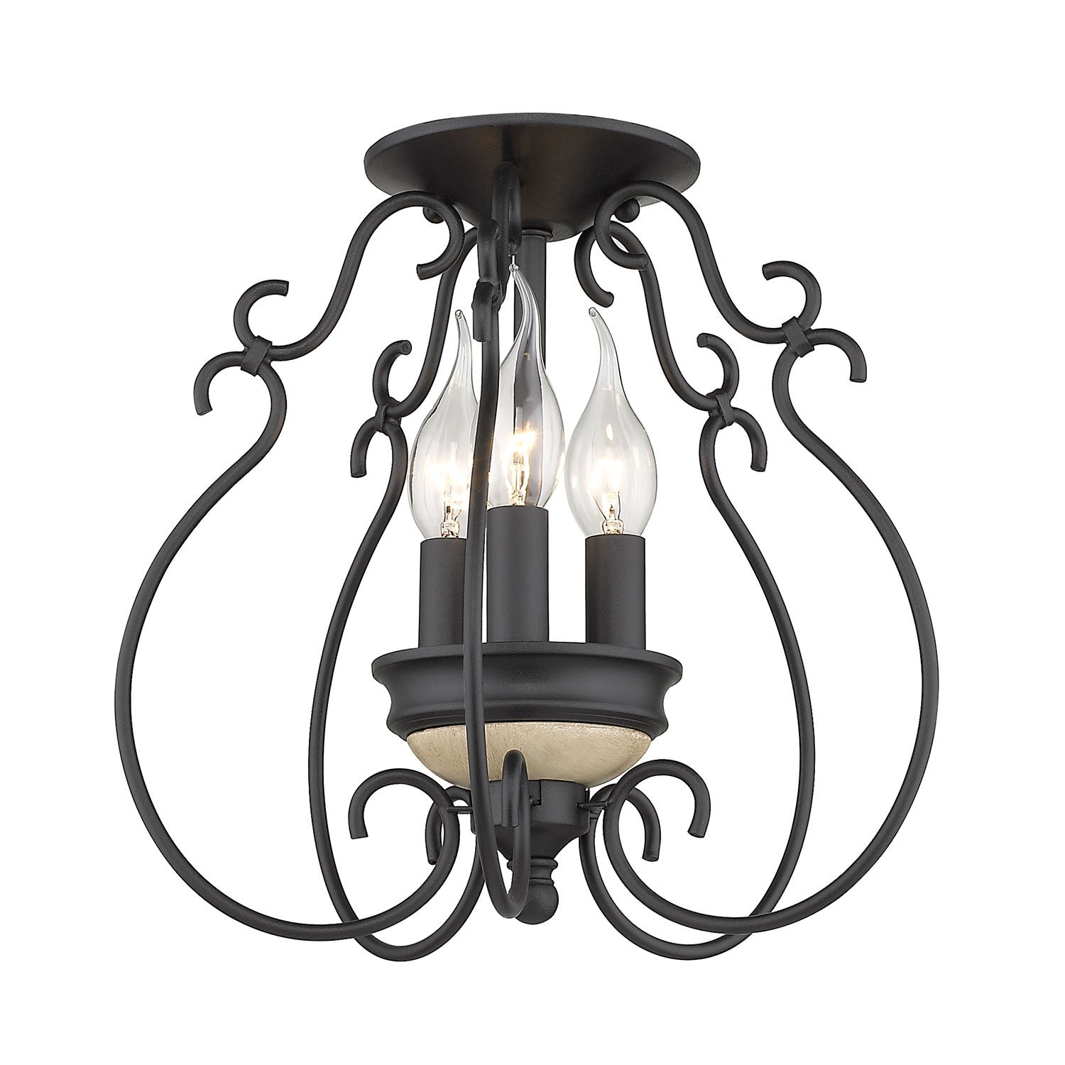 Suzette Semi-Flush - Closeout - - Golden Lighting
