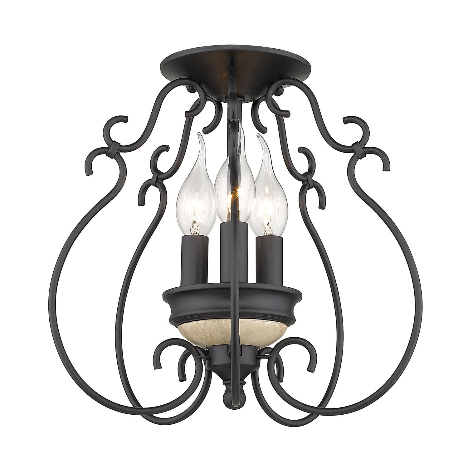 Suzette Semi-Flush - Closeout - - Golden Lighting