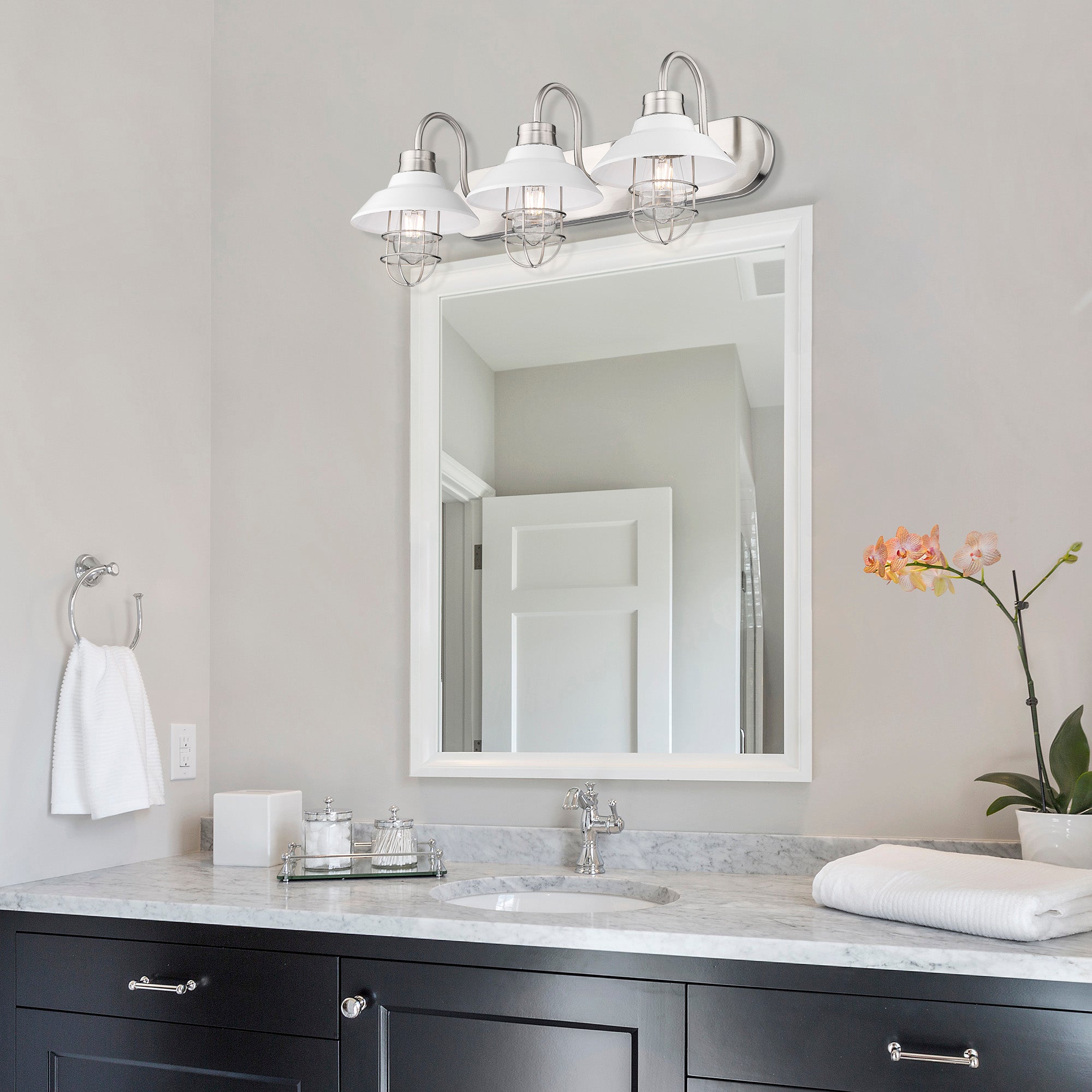 Lana 3 Light Bath Vanity - - Golden Lighting