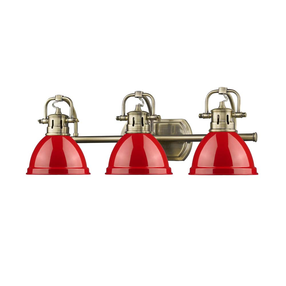 Duncan 3 Light Bath Vanity - Closeout - - Golden Lighting