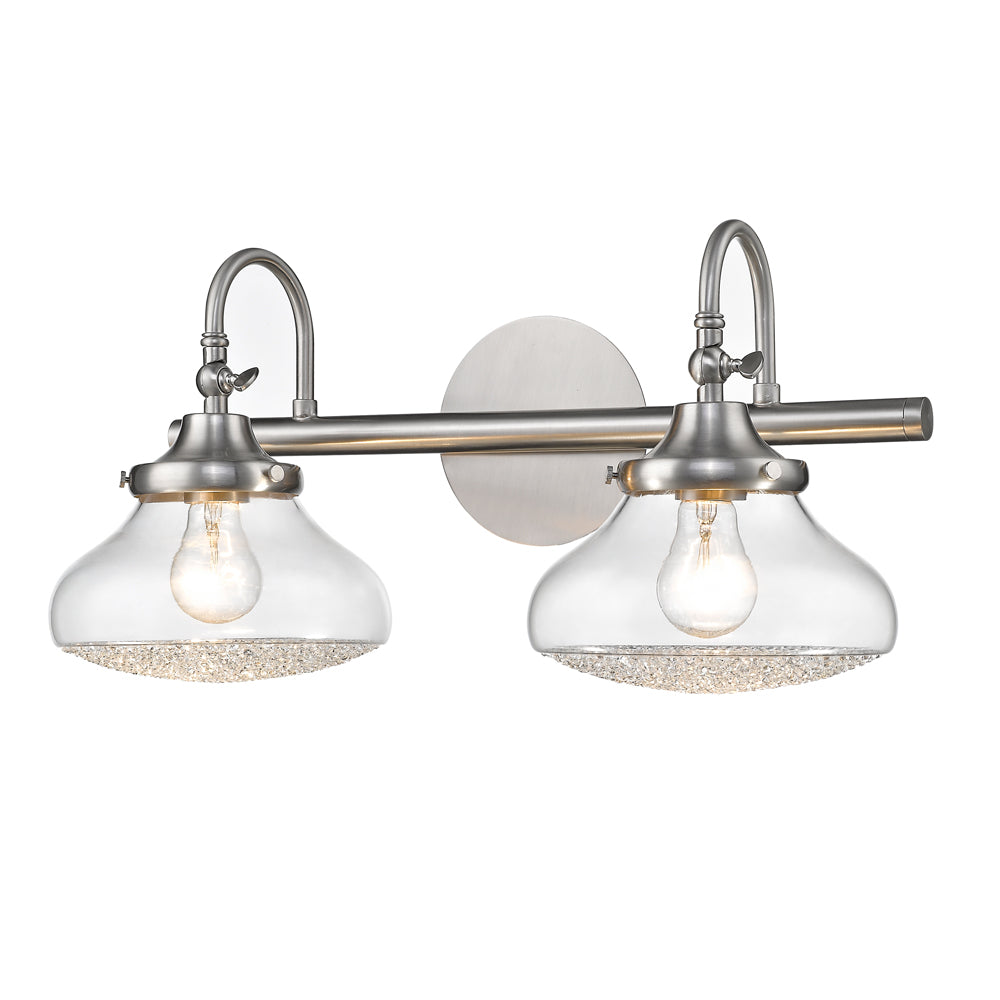 Asha 2 Light Bath Vanity - Closeout - - Golden Lighting