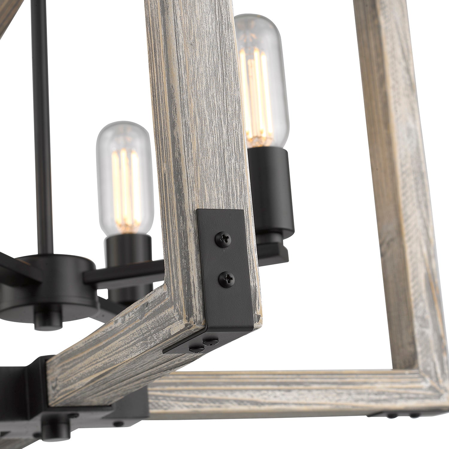 Lowell 4 Light Chandelier - - Golden Lighting