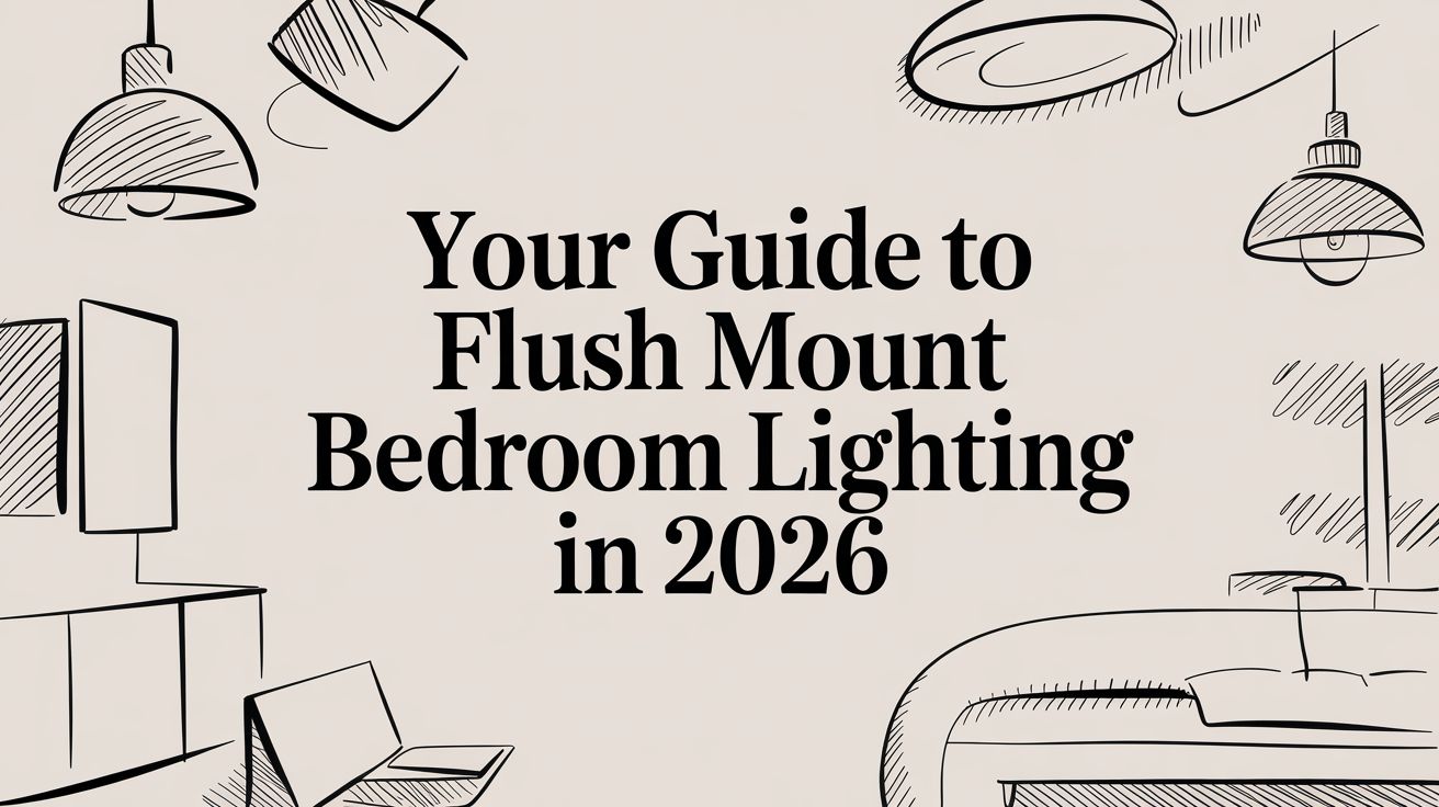 Your Guide to Flush Mount Bedroom Lighting in 2026