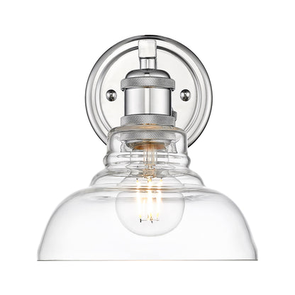Yep by Golden Lighting Carver 1-light Vanity in Chrome - - Golden Lighting