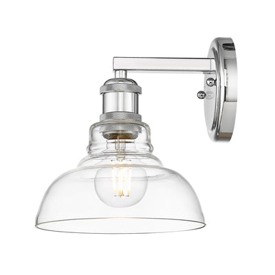 Yep by Golden Lighting Carver 1-light Vanity in Chrome - - Golden Lighting