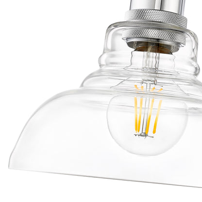 Yep by Golden Lighting Carver 1-light Flush Mount in Brushed Champagne Brass