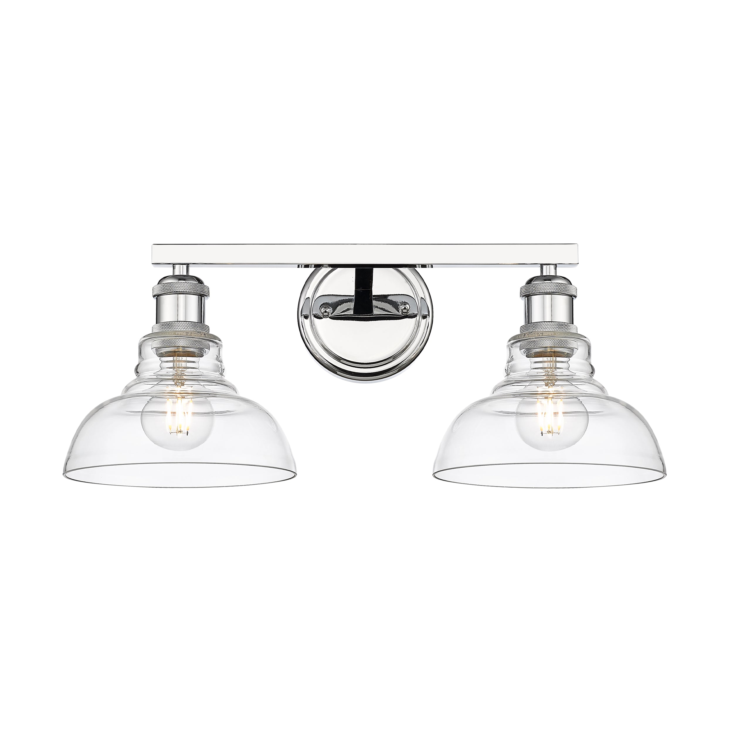 Yep by Golden Lighting Carver 2-light Vanity in Chrome