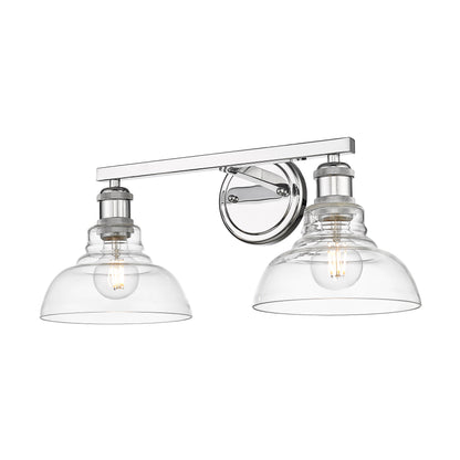 Yep by Golden Lighting Carver 2-light Vanity in Chrome