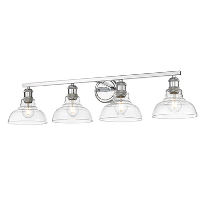 Yep by Golden Lighting Carver 4-light Vanity in Chrome - Default Title - Golden Lighting