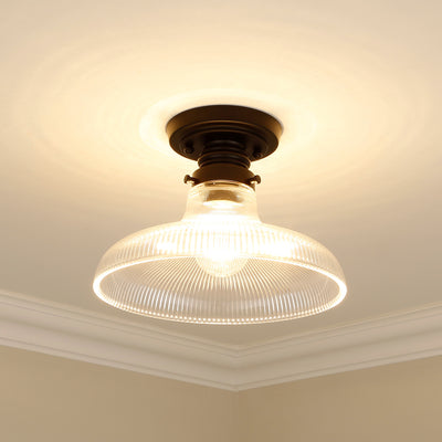 Clary 1-light Flush Mount in Matte Black
